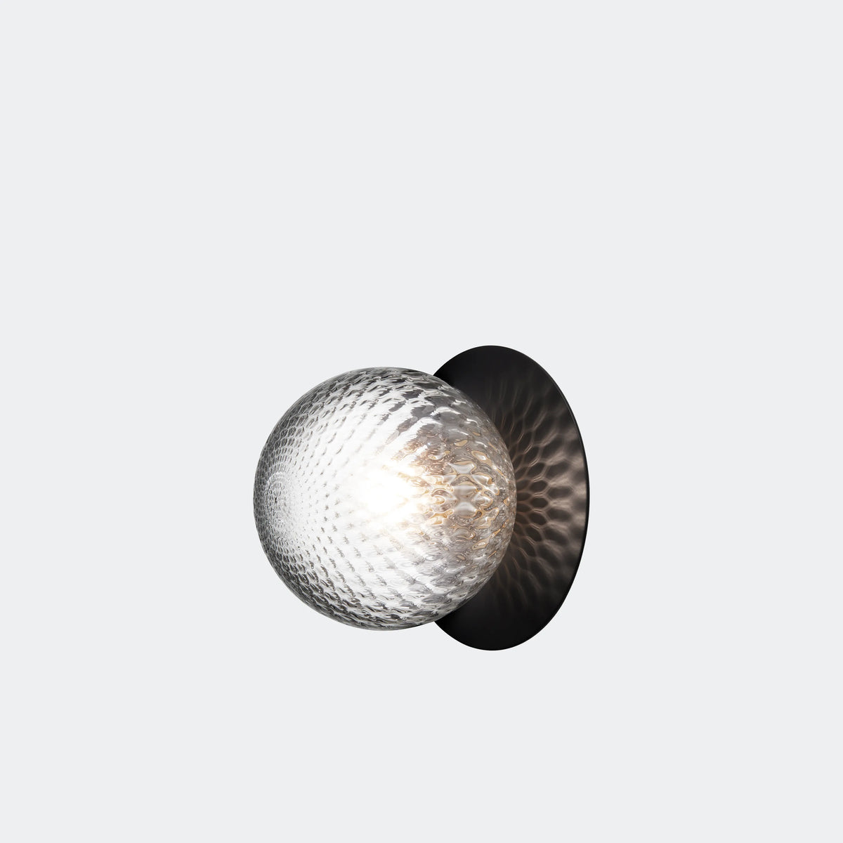 Nuura Liila 1 Wall Light Medium, Black / Optic Clear - KANSO#Finish_Black / Optic Clear