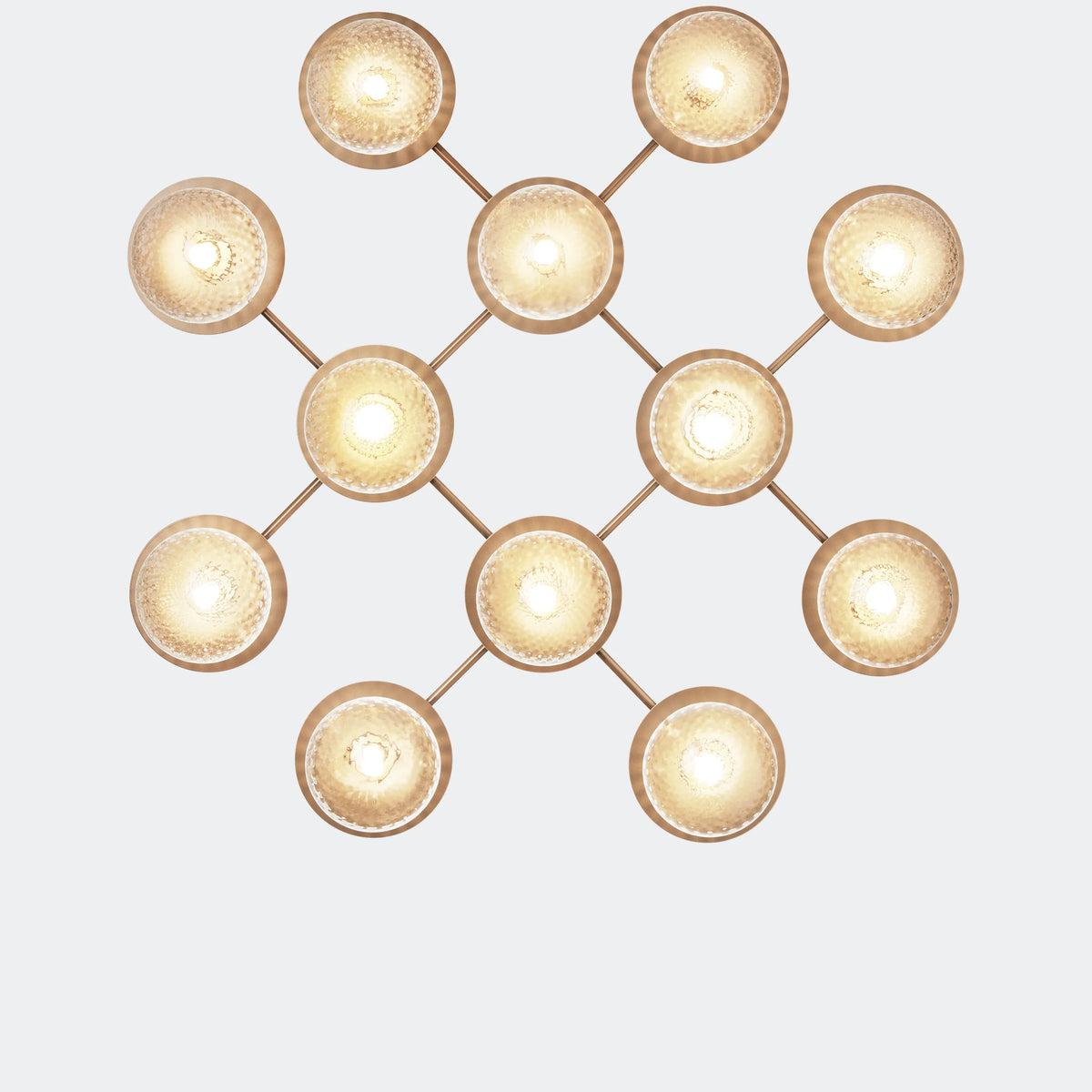 Nuura Liila 12 Wall Light, Nordic Gold / Optic Clear - KANSO#Finish_Nordic Gold / Optic Clear
