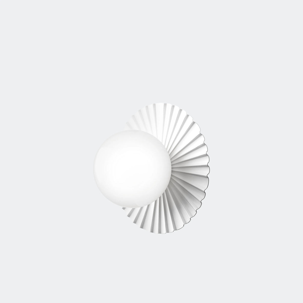 Nuura Liila Muuse Wall Light Small, White / Opal - KANSO#Finish_White / Opal