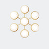 Nuura Liila Star Wall Light, Nordic Gold / Opal - KANSO#Finish_Nordic Gold / Opal