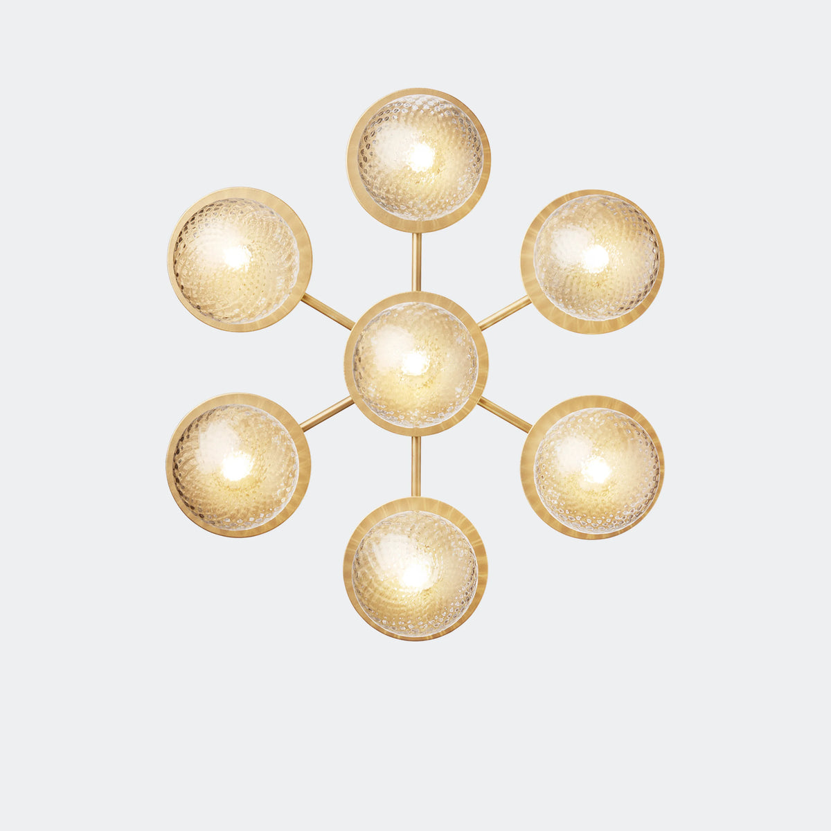 Nuura Liila Star Wall Light, Nordic Gold / Optic Clear - KANSO#Finish_Nordic Gold / Optic Clear