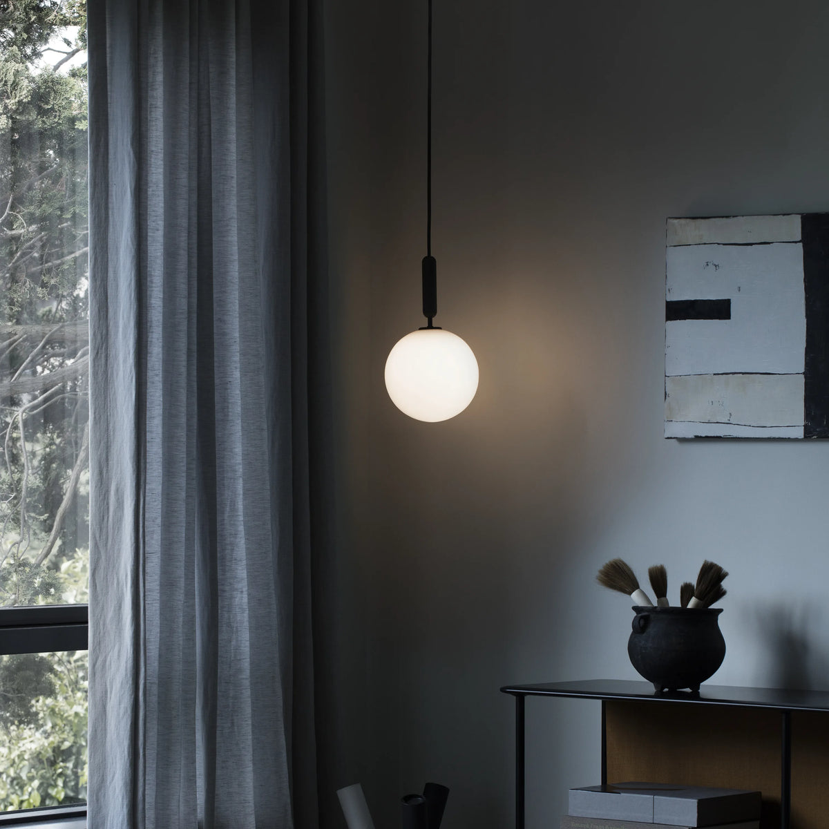 Nuura Miira 1 Large, Rock Grey / Opal - KANSO#Finish_Rock Grey / Opal