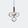 Nuura Miira 4 Chandelier, Rock Grey / Optic Clear - KANSO#Finish_Rock Grey / Optic Clear