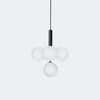 Nuura Miira 4 Chandelier, Rock Grey / Opal - KANSO#Finish_Rock Grey / Opal