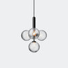 Nuura Miira 4 Chandelier, Rock Grey / Optic Clear - KANSO#Finish_Rock Grey / Optic Clear
