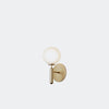 Nuura Miira Wall Light Hard-wired, Brass / Opal - KANSO#Finish_Brass / Opal