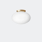 Nuura Rizzatto 301 Ceiling Light Satin Brass Opal