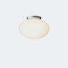 Nuura Rizzatto 301 Ceiling Light, Satin Silver / Opal - KANSO#Finish_Satin Silver / Opal