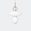 Nuura Rizzatto 43 Pendant Satin Brass Opal