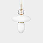 Nuura Rizzatto 43 Pendant Satin Brass Opal