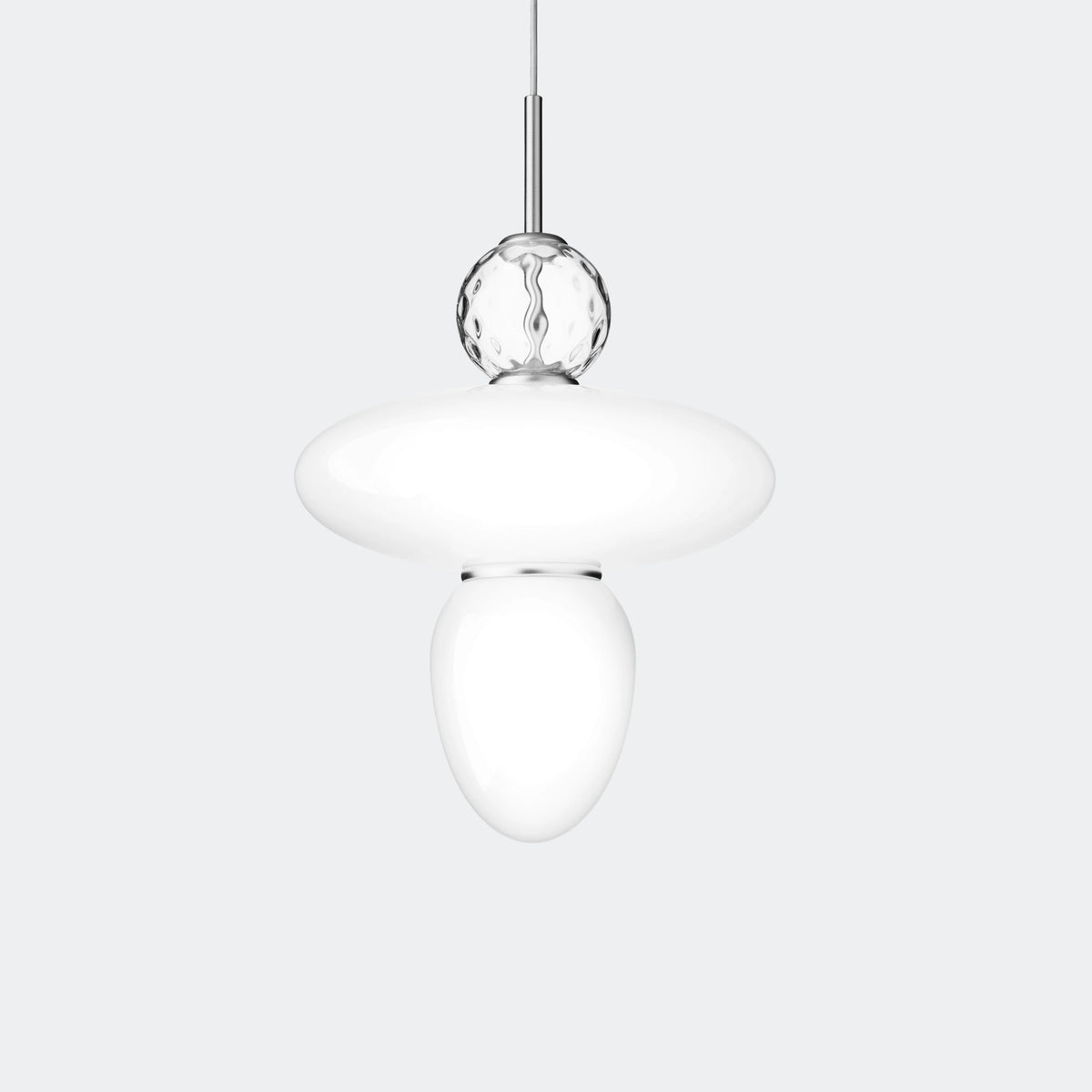 Nuura Rizzatto 43 Pendant Satin Silver Opal