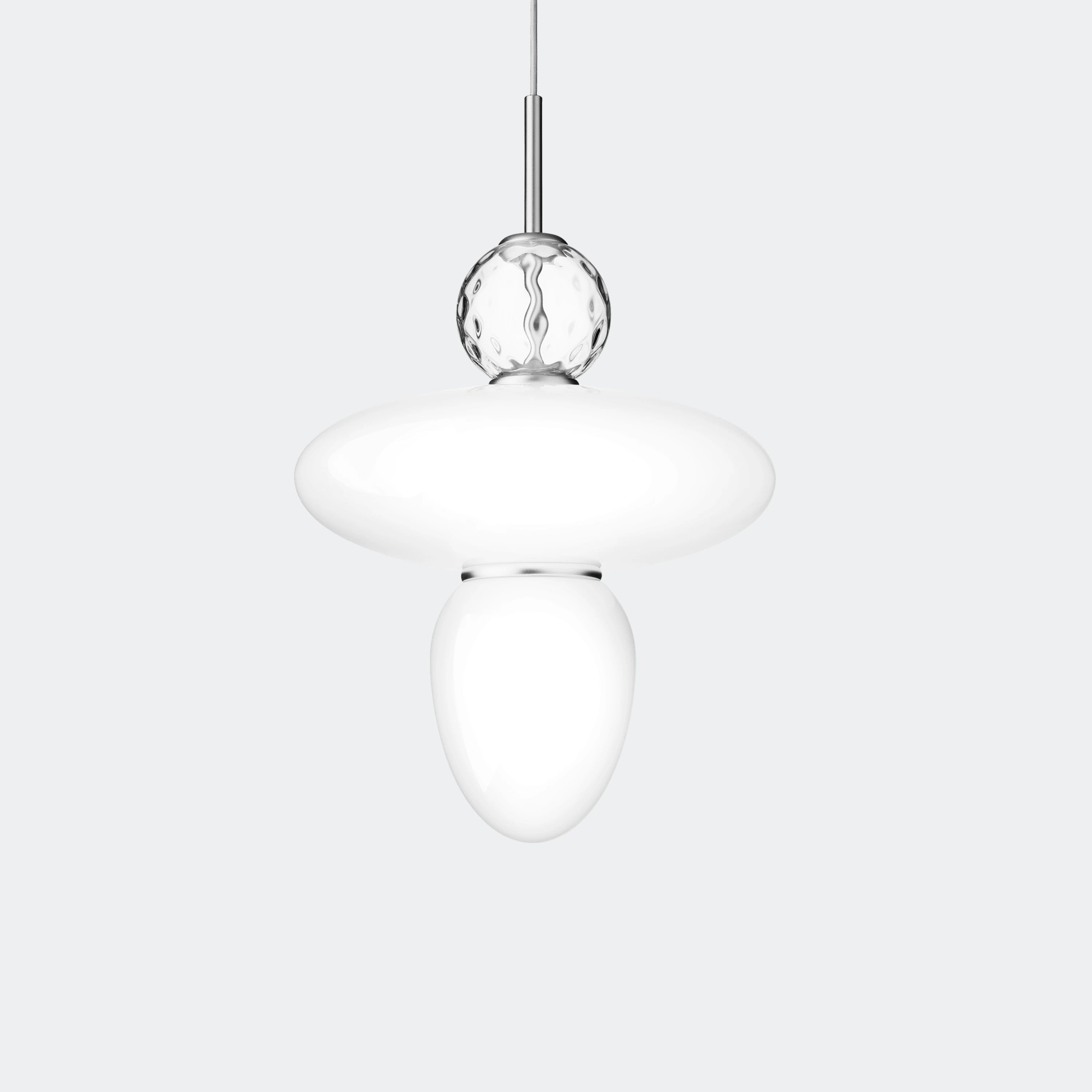Nuura Rizzatto 43 Pendant Satin Silver Opal