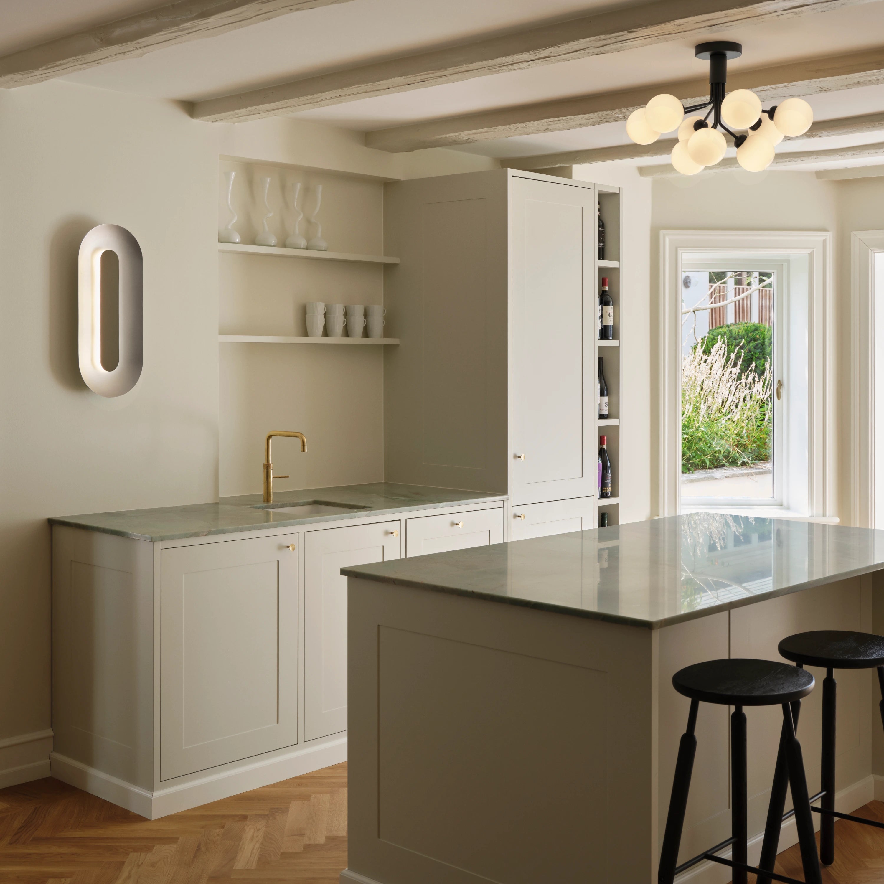 Nuura Sasi Wall Light Large, Silver - KANSO#Finish_Silver