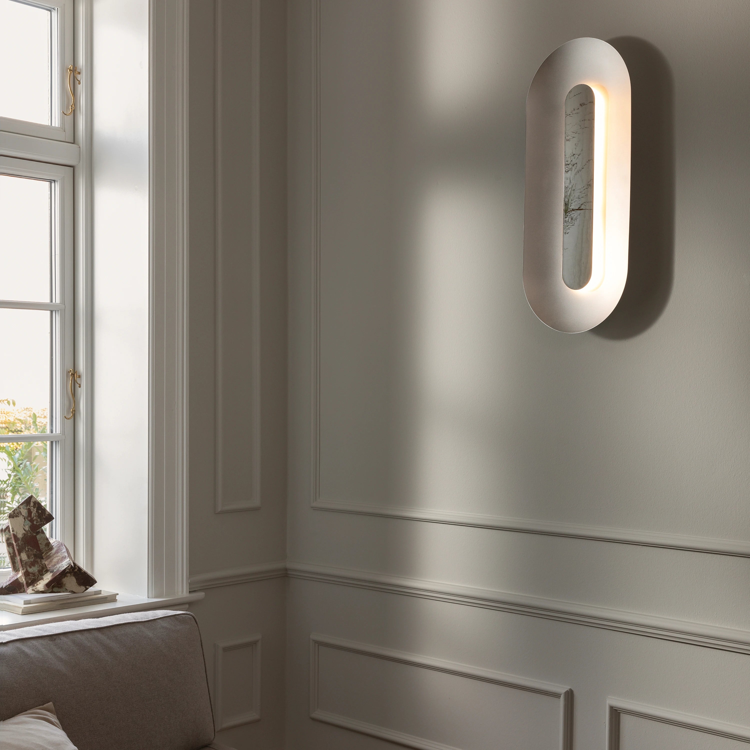 Nuura Sasi Wall Light Large, Silver - KANSO#Finish_Silver