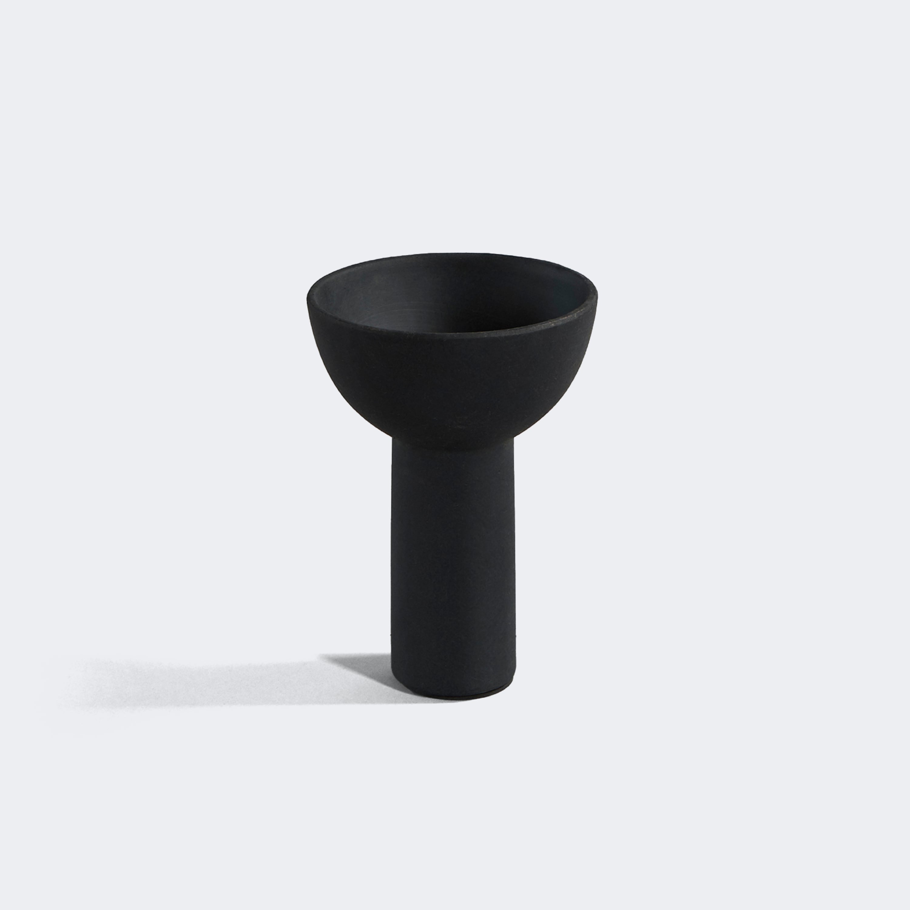 101 Copenhagen Block Vase, Mini - Black - KANSO