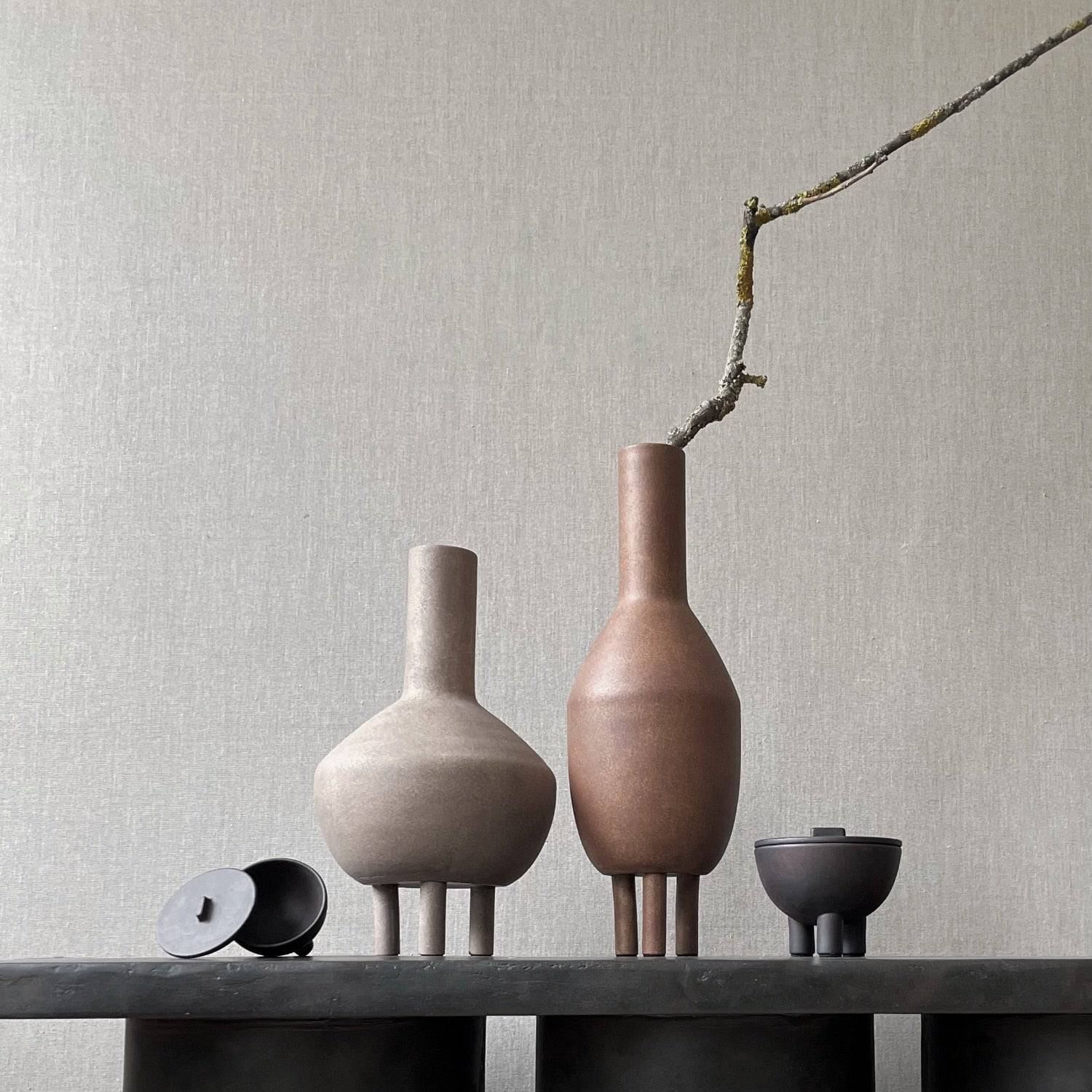 101 Copenhagen Duck Vase, Slim Terracotta - KANSO