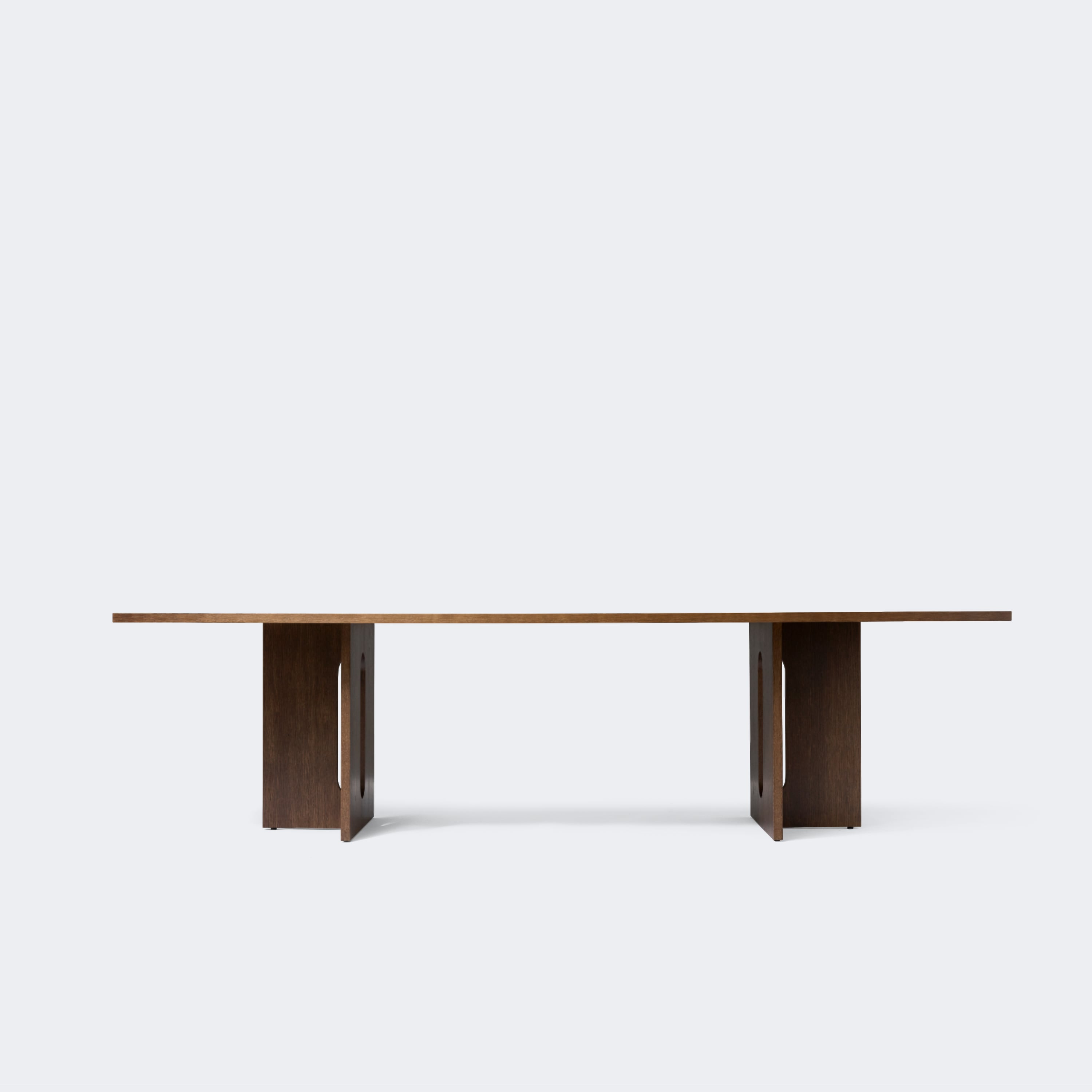 Audo Copenhagen Androgyne Dining Table, Rectangular 111" Dark Stained Oak - KANSO