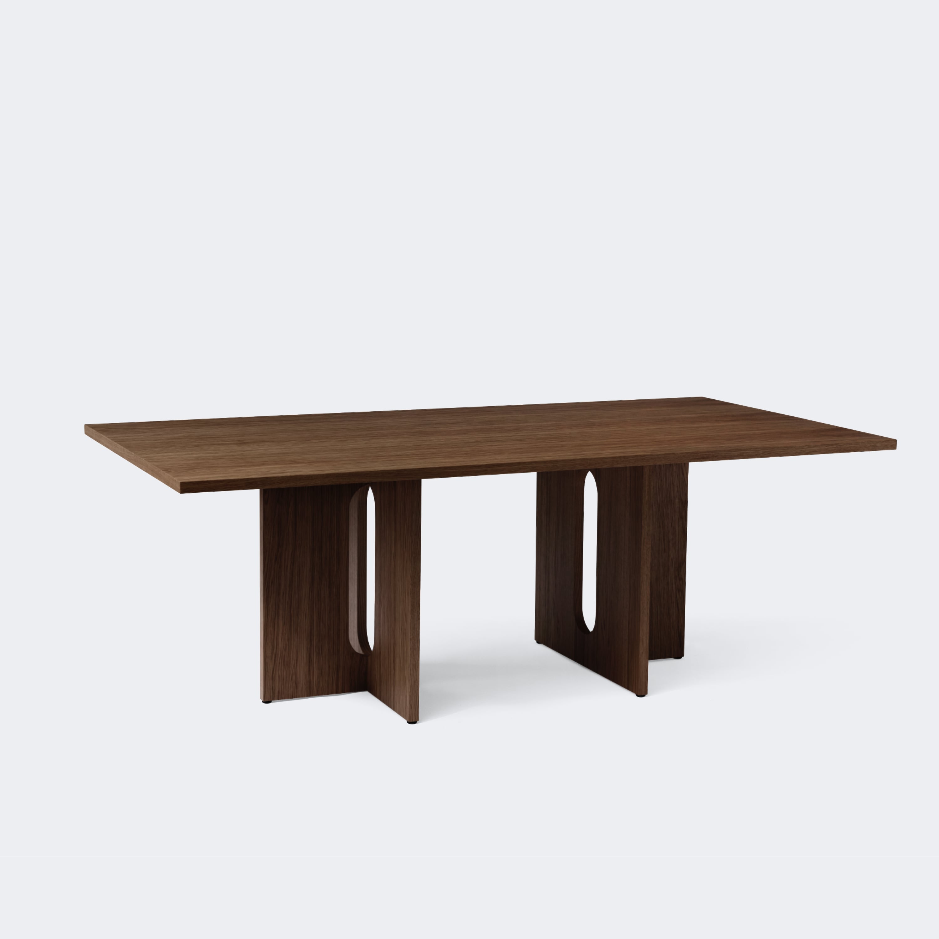 Audo Copenhagen Androgyne Dining Table, Rectangular 83" Dark Stained Oak - KANSO