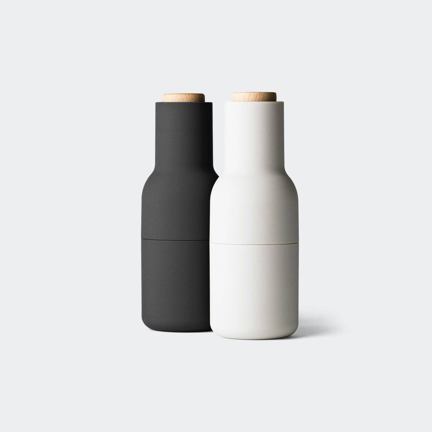 Audo Copenhagen Bottle Grinders, Set of 2 Carbon - KANSO#Color_Carbon