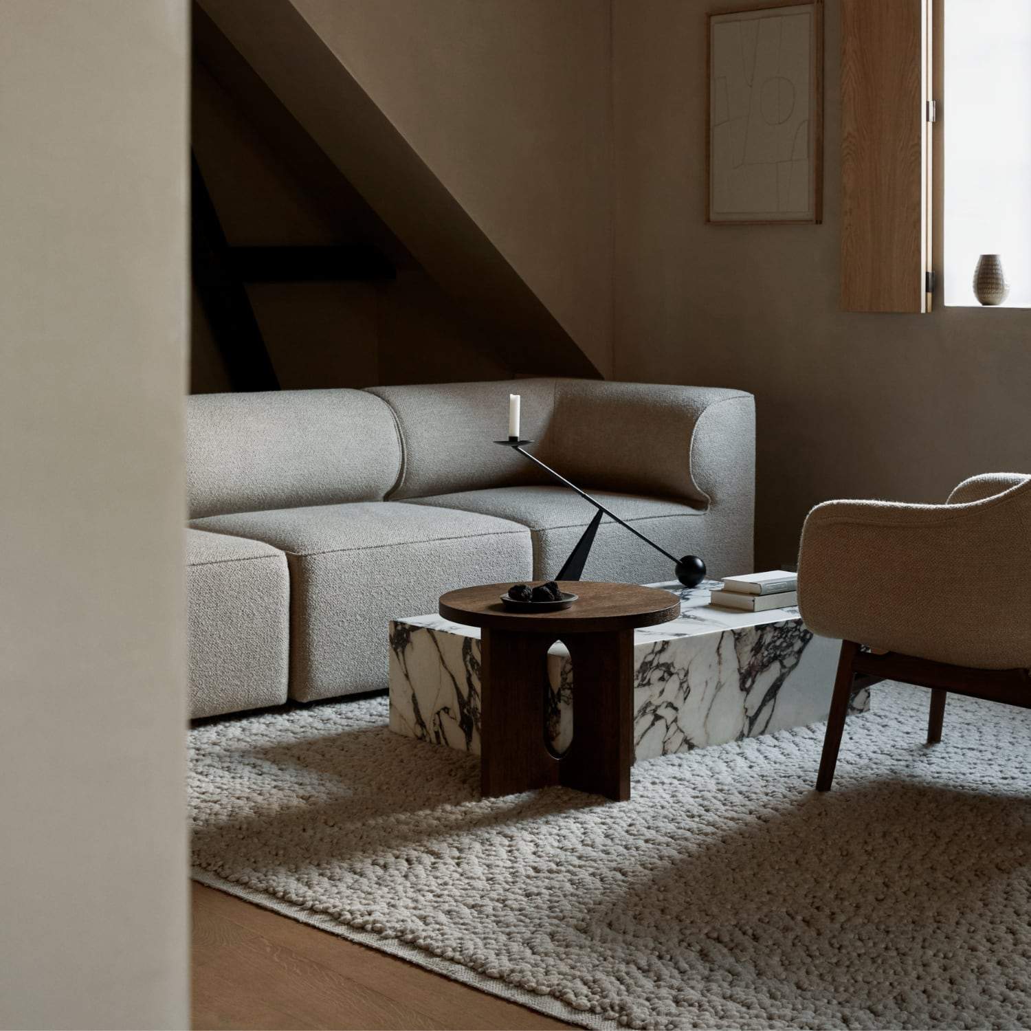 Audo Copenhagen Eave Sectional Sofa, 3-Seater Made To Order 02 / AUDO BOUCLE - KANSO