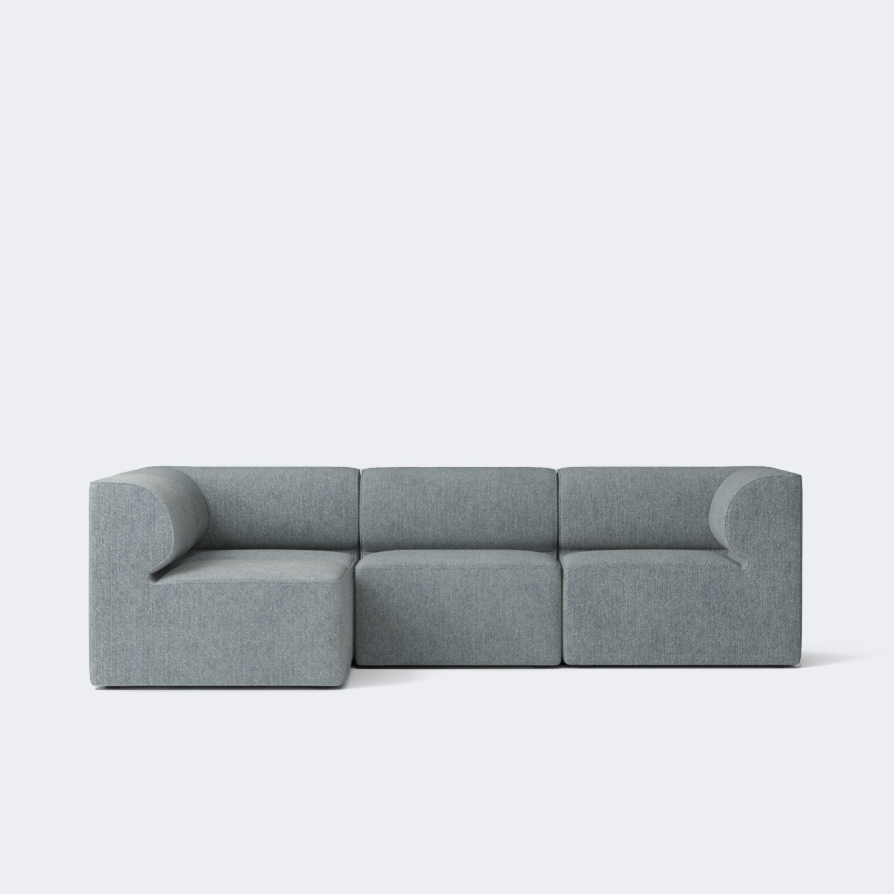 Audo Copenhagen Eave Sectional Sofa, 4-Seater Made To Order (10-12 Weeks) 4-Seater | Left Section Safire #012 - KANSO