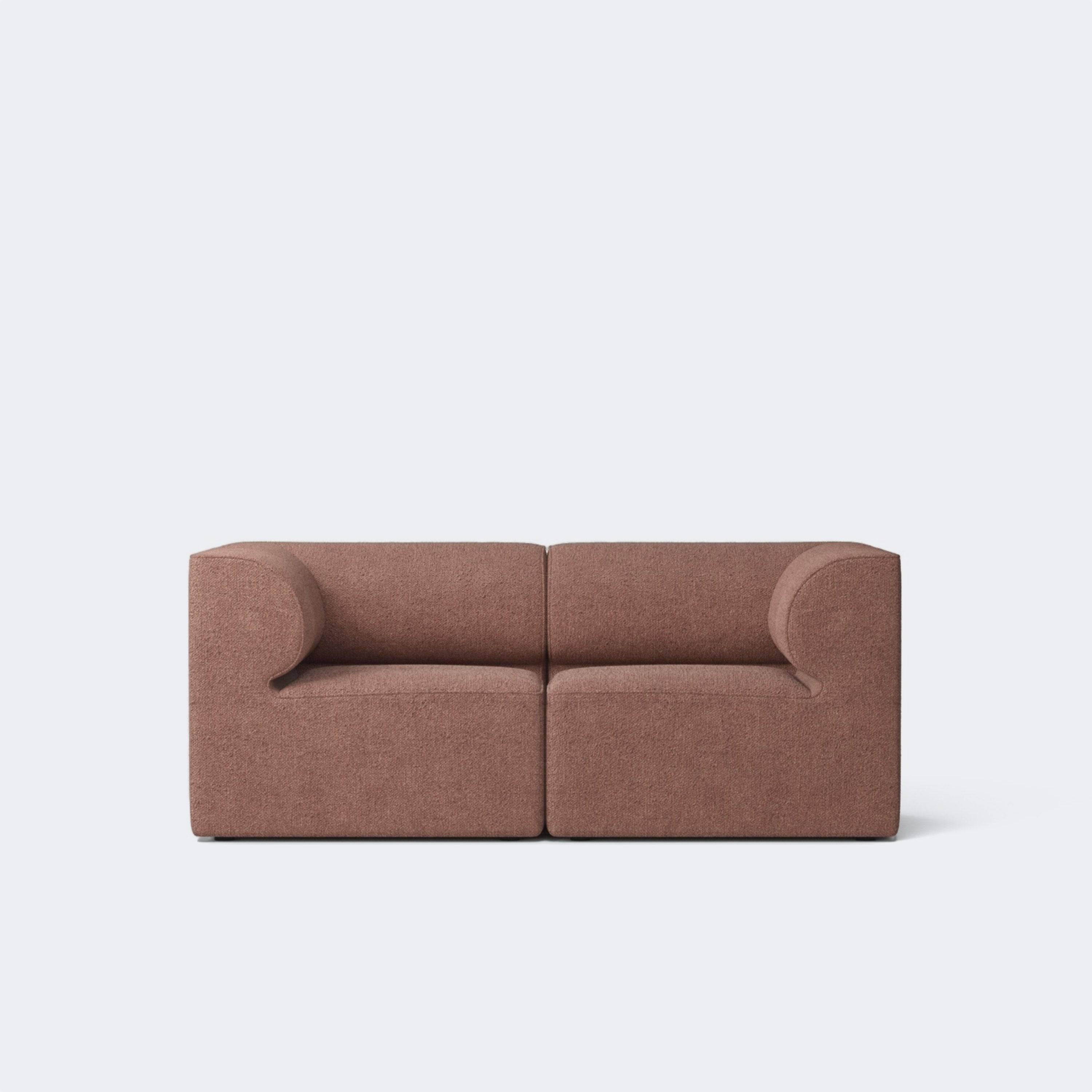 Audo Copenhagen Eave Sofa, 2-Seater Made To Order (10-12 Weeks) Boucle #08 (Bordeaux) - KANSO