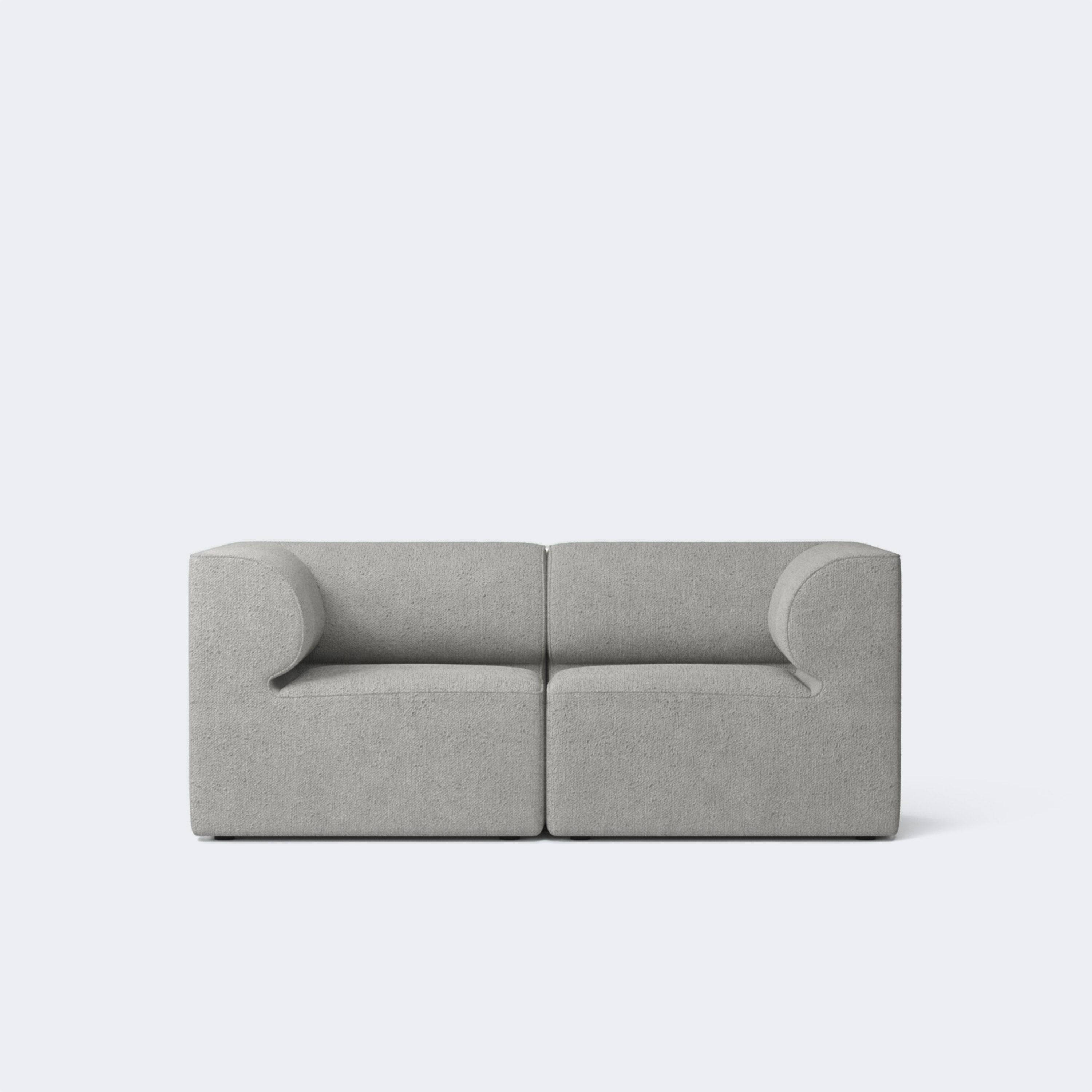Audo Copenhagen Eave Sofa, 2-Seater Made To Order (10-12 Weeks) Boucle #16 (Dark Grey) - KANSO