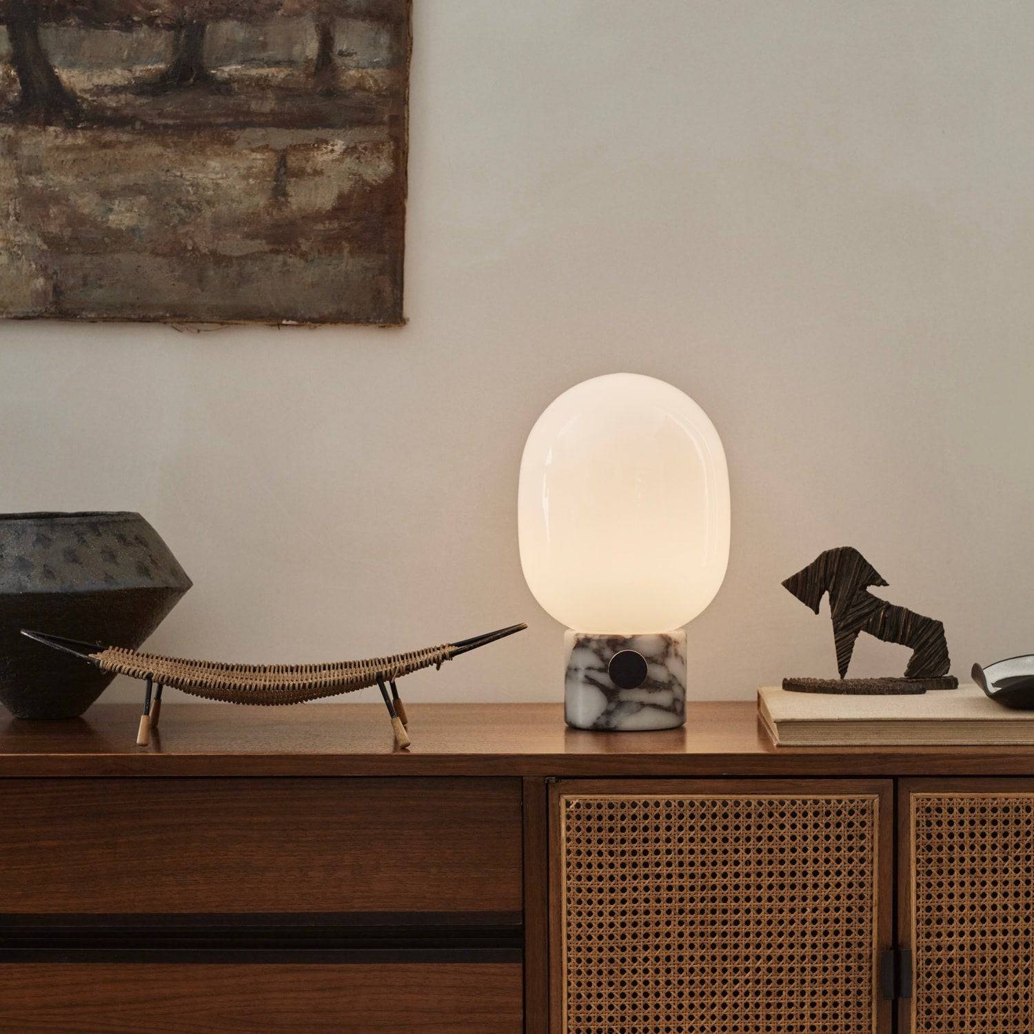 Audo Copenhagen JWDA Marble Table Lamp Calacatta Viola - KANSO#Color_Calacatta Viola