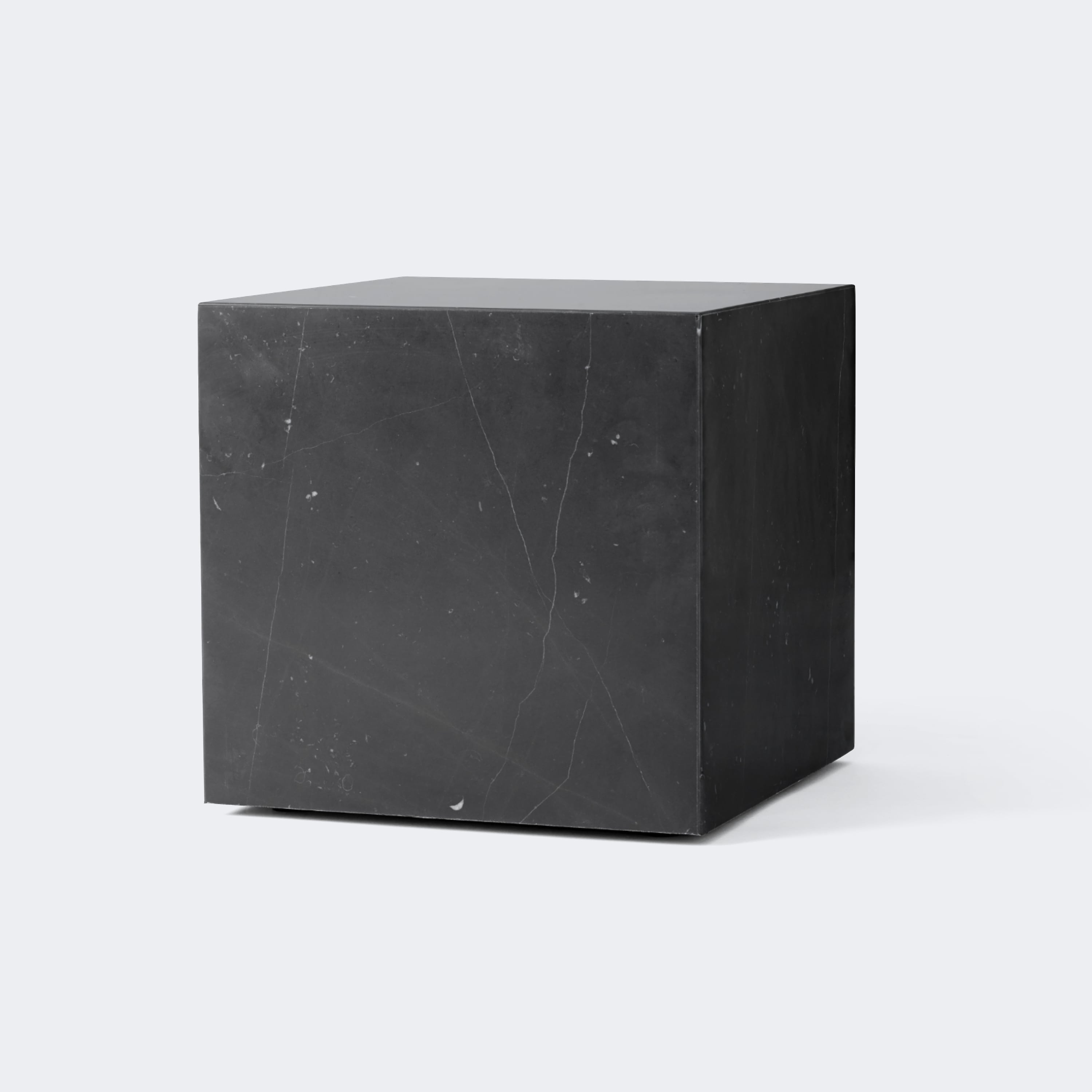 Audo Copenhagen Marble Plinth, Cubic Black Marble - KANSO#Color_Black Marble