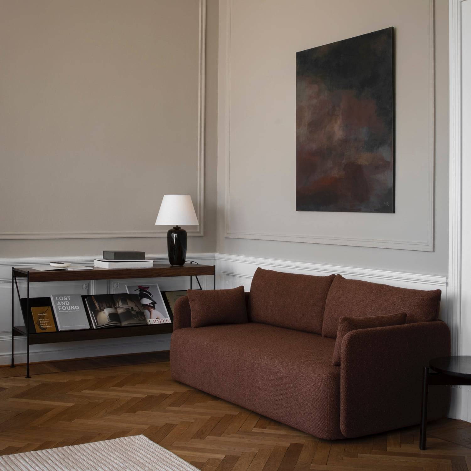 Audo Copenhagen Offset Sofa, 2 Seater Made To Order (12-14 Weeks) Audo Boucle #08 (Bordeaux) - KANSO