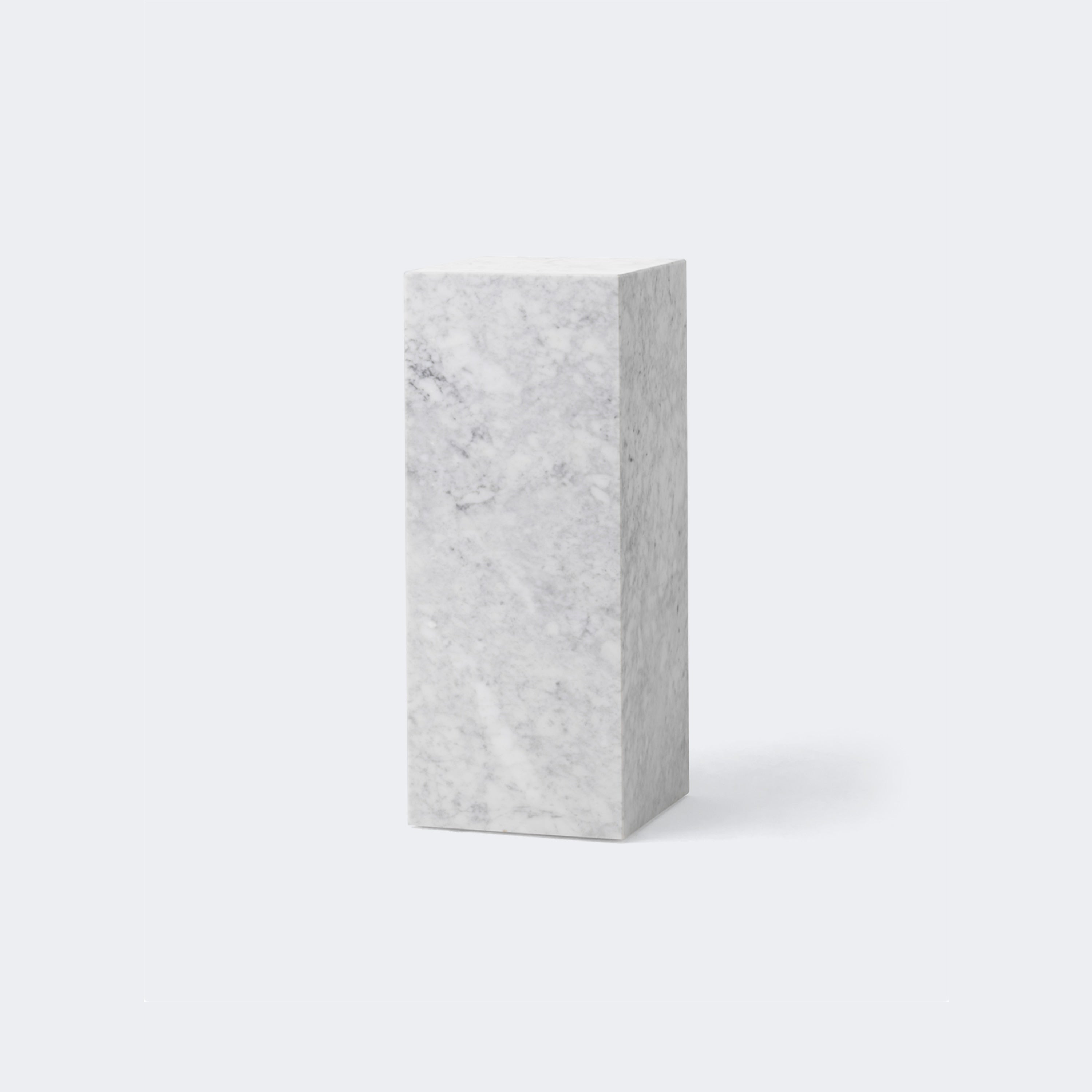 Audo Copenhagen Plinth Pedestal Carrara - KANSO#Finish_Carrara