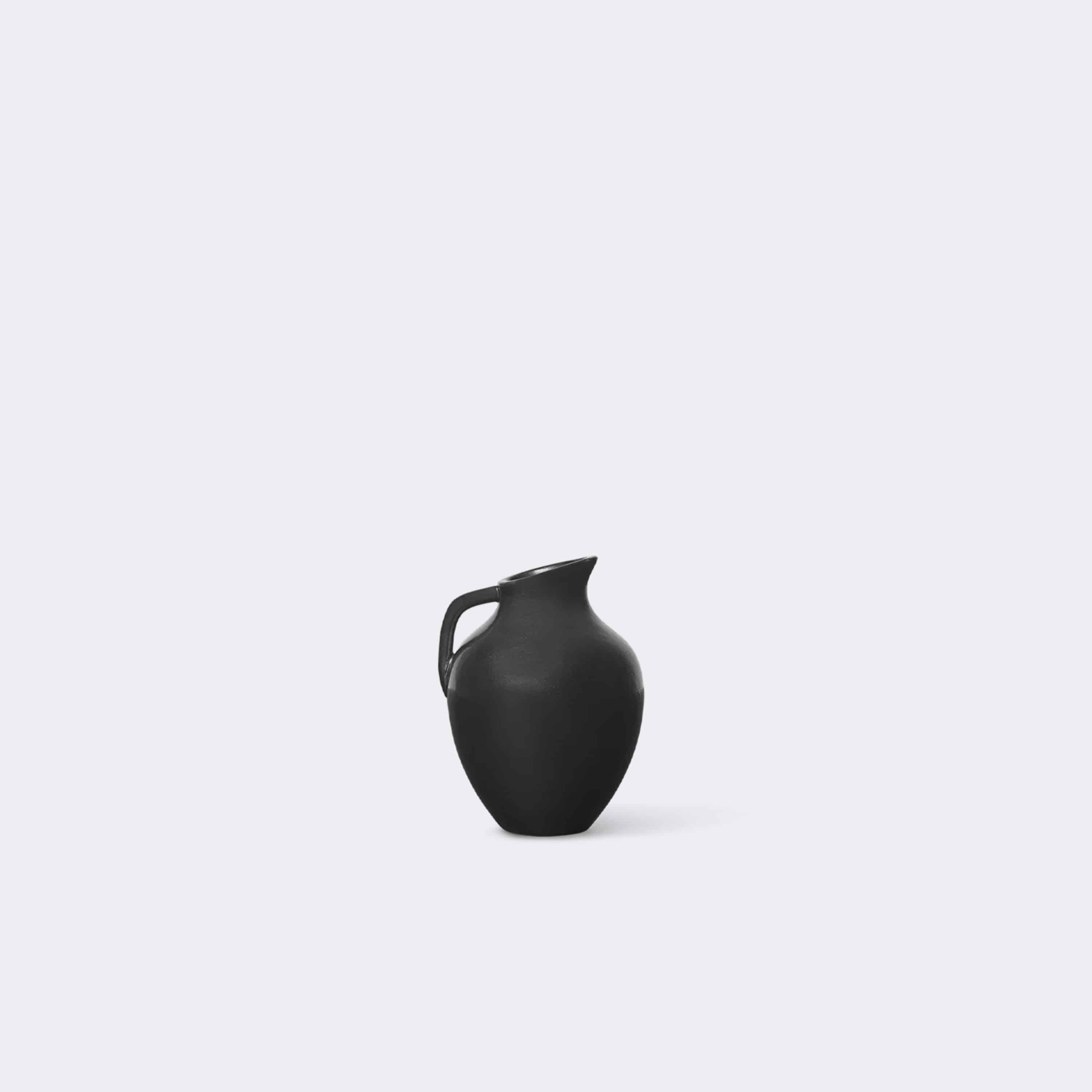 Ferm Living Ary Mini Vase Medium - Charcoal - KANSO#size_medium - charcoal