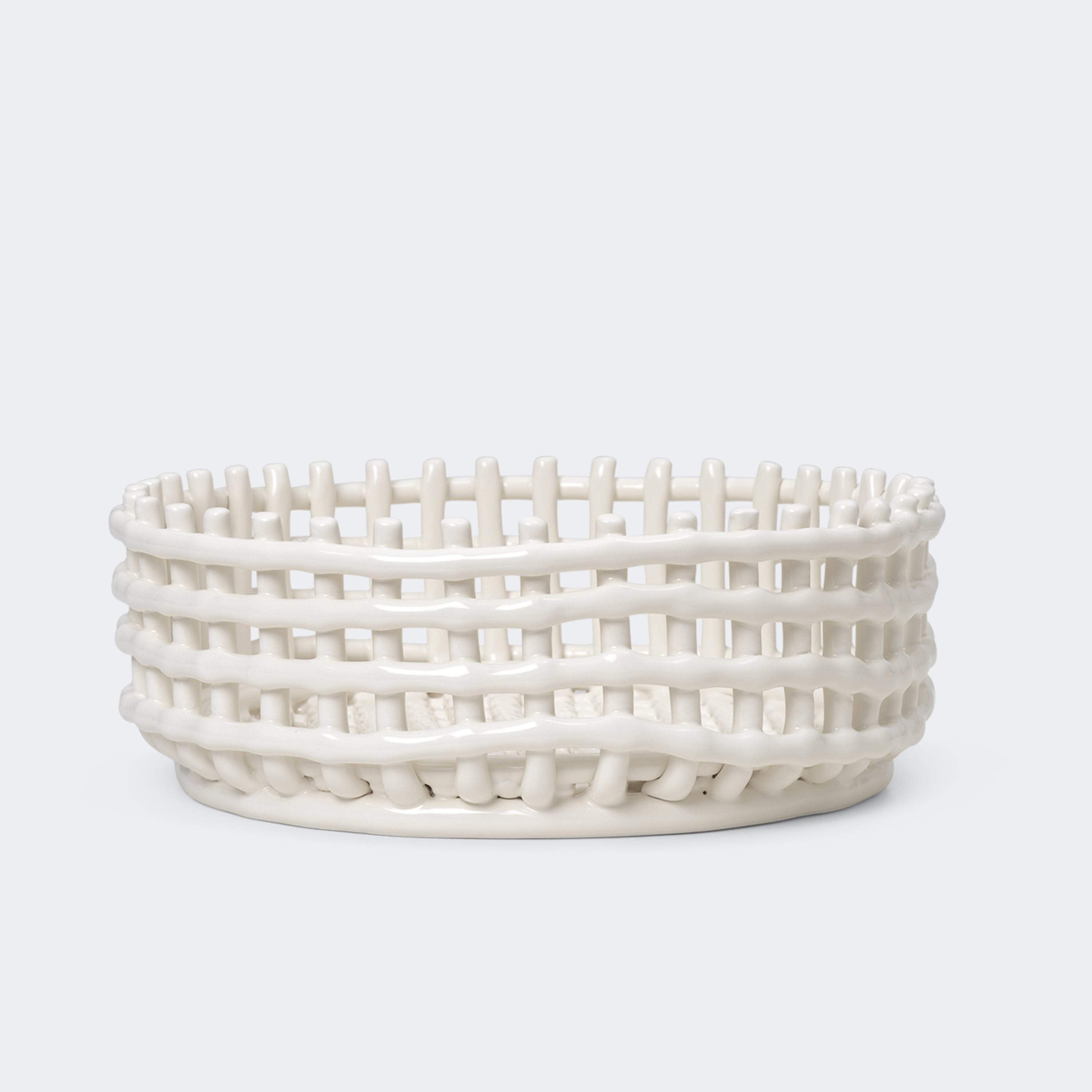 Ferm Living Ceramic Centerpiece Off-White - KANSO#color_off-white
