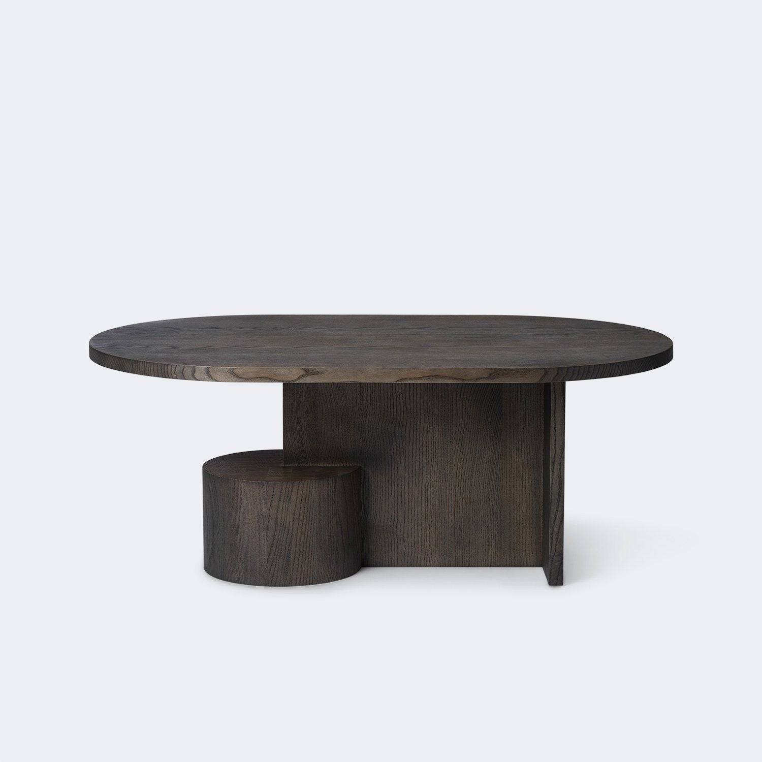Ferm Living Insert Coffee Table Black Stained Ash - KANSO#Color_Black Stained Ash