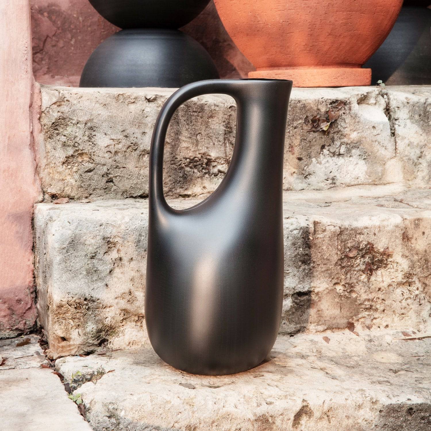 Ferm Living Liba Watering Can Black - KANSO#Color_Black