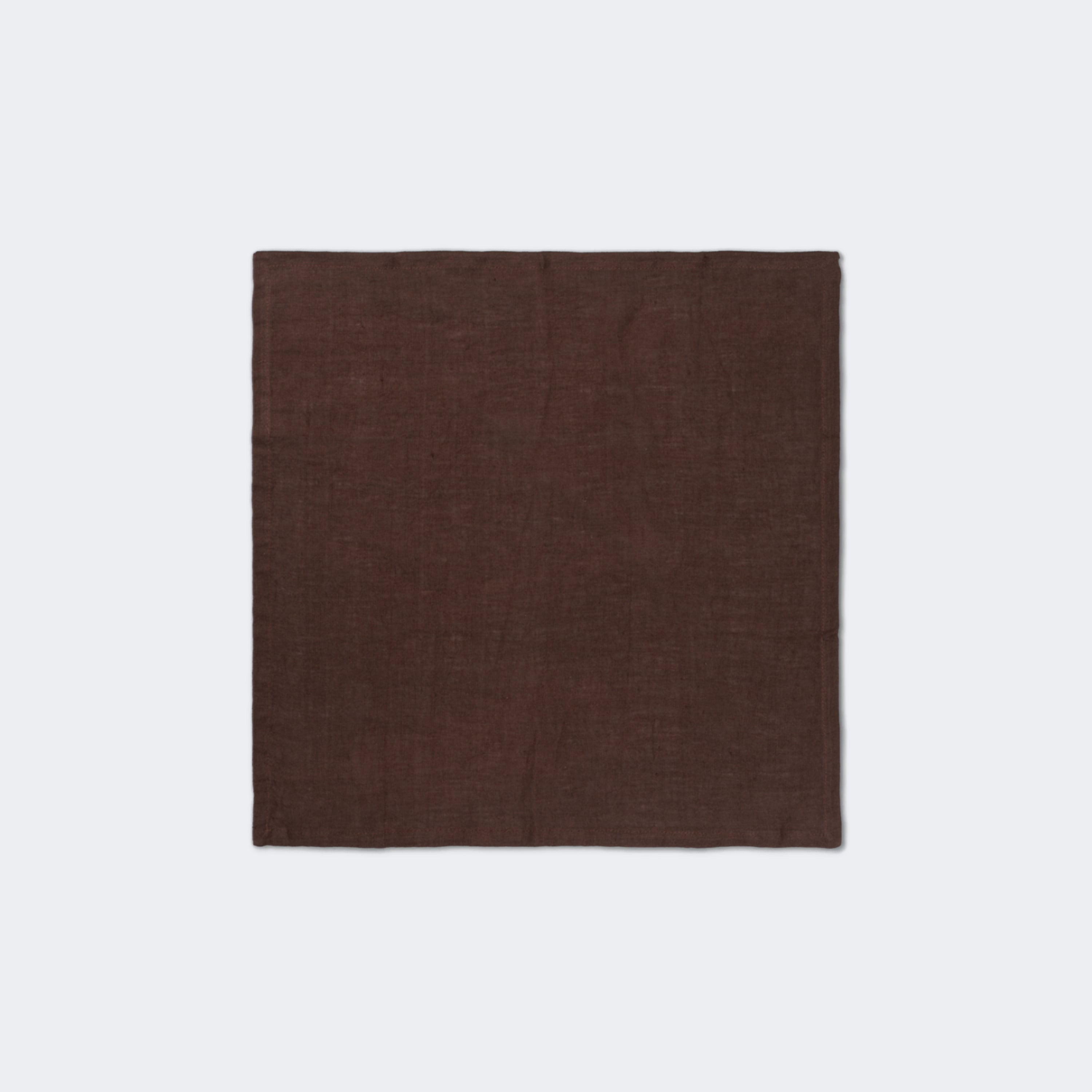 Ferm Living Linen Napkins, Set of 2 Chocolate - KANSO#Color_Chocolate