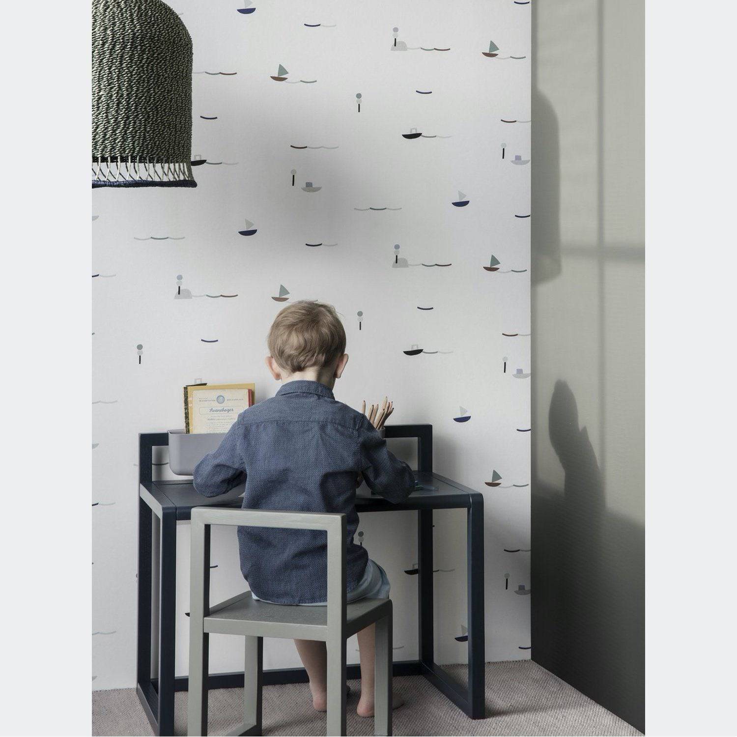 Ferm Living Little Architect Chair Grey - KANSO#color_Grey