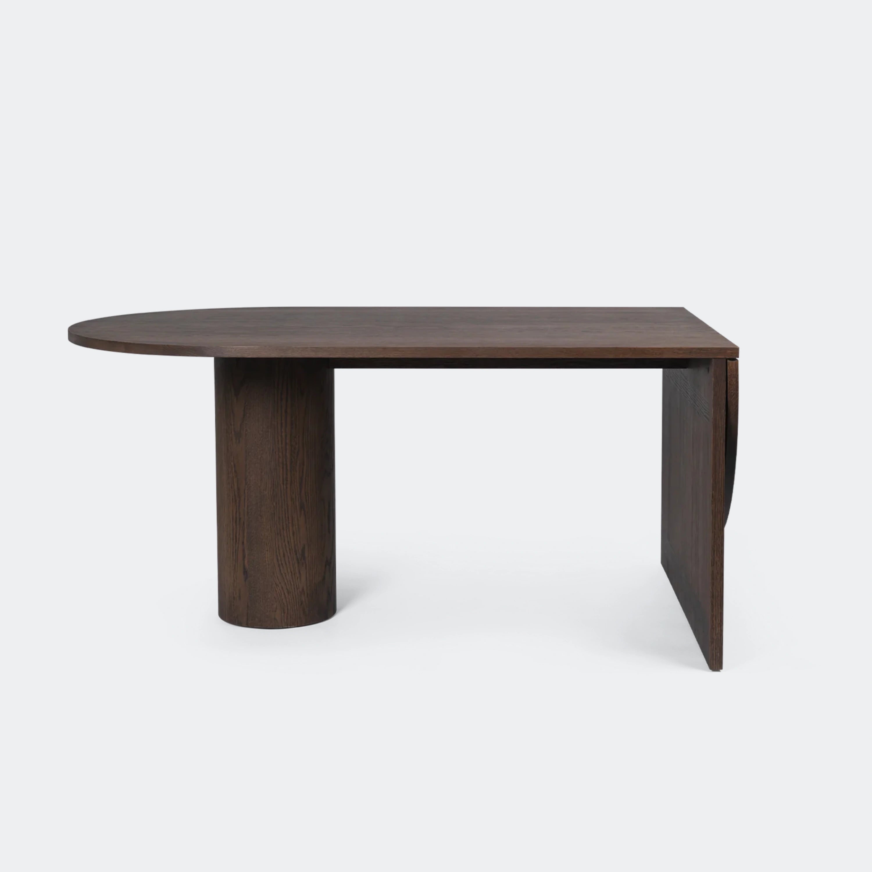 Ferm Living Pylo Dining Table - Dark Stained - KANSO