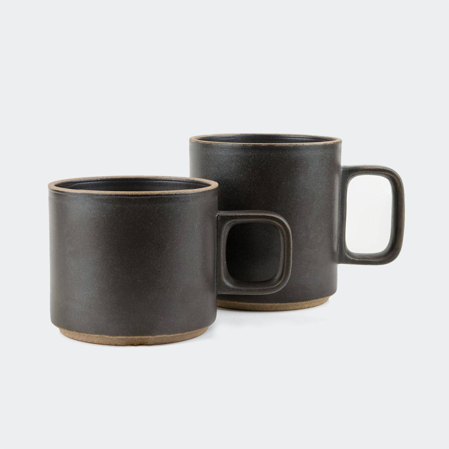 Hasami Porcelain Mug in Black 15 oz. - KANSO