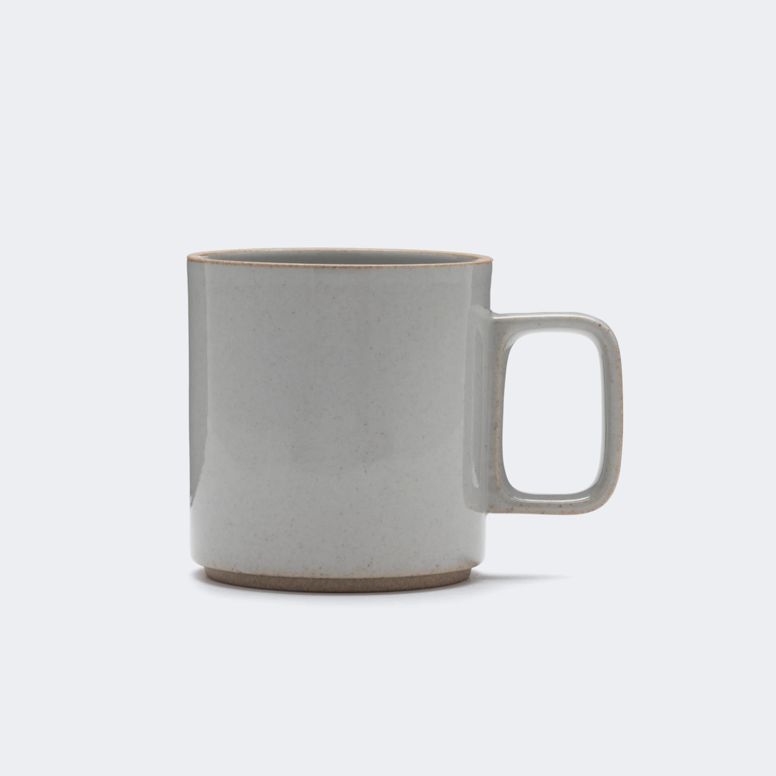 Hasami Porcelain Mug in Gloss Gray 13 oz. - KANSO#select size_13 oz.