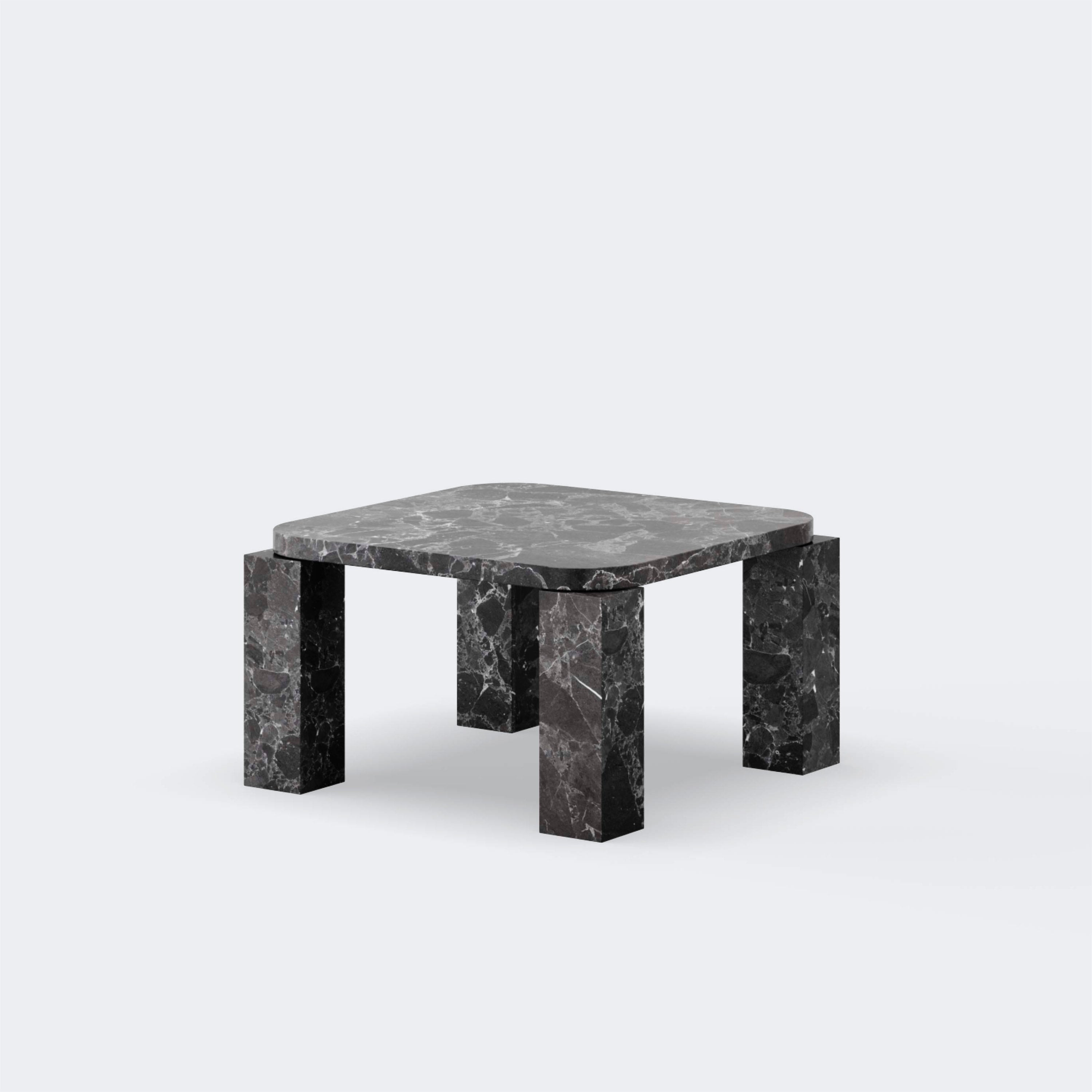 New Works Atlas Coffee Table Small Costa Black Marble - KANSO