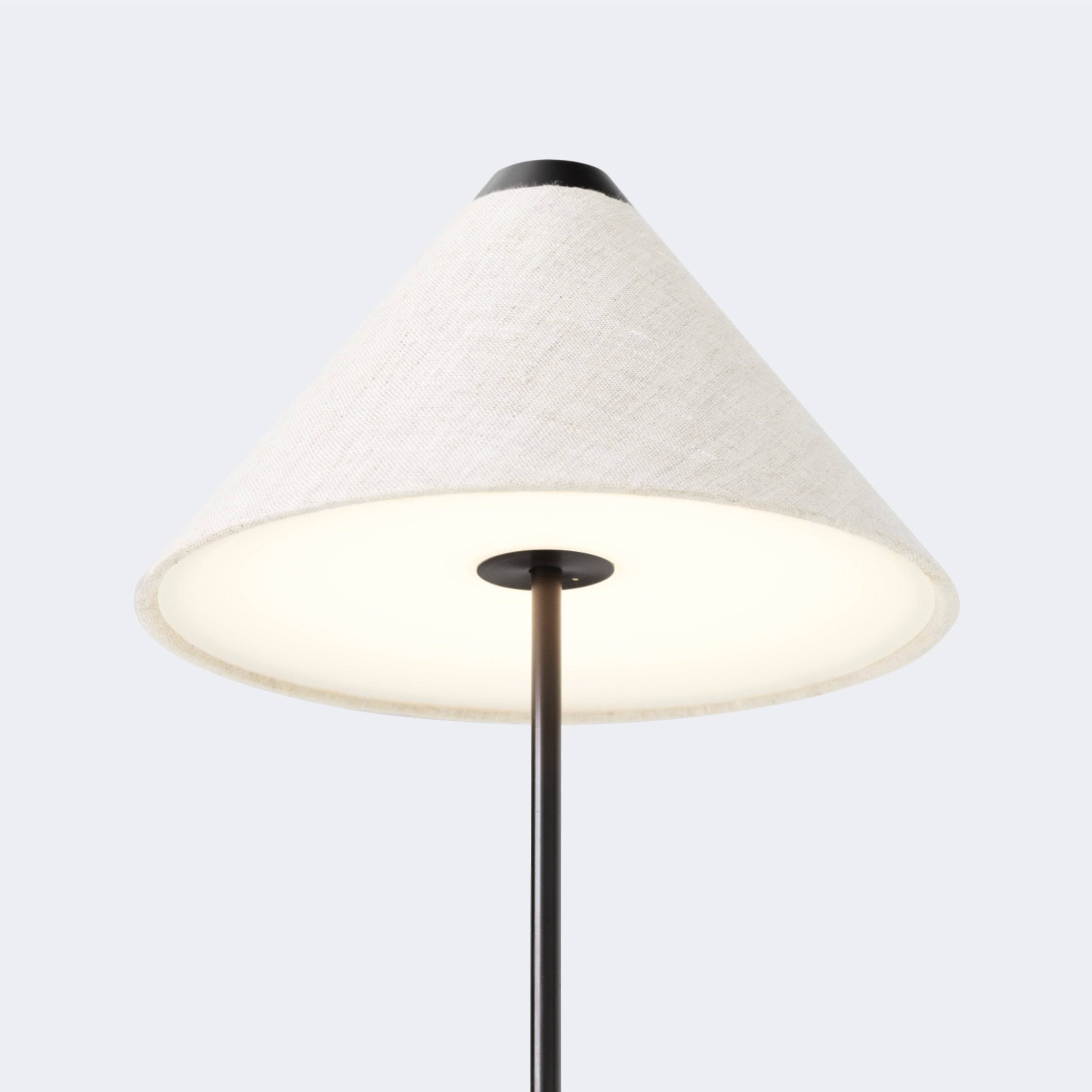 New Works Brolly Portable Table Lamp Linen - KANSO#Color_Linen