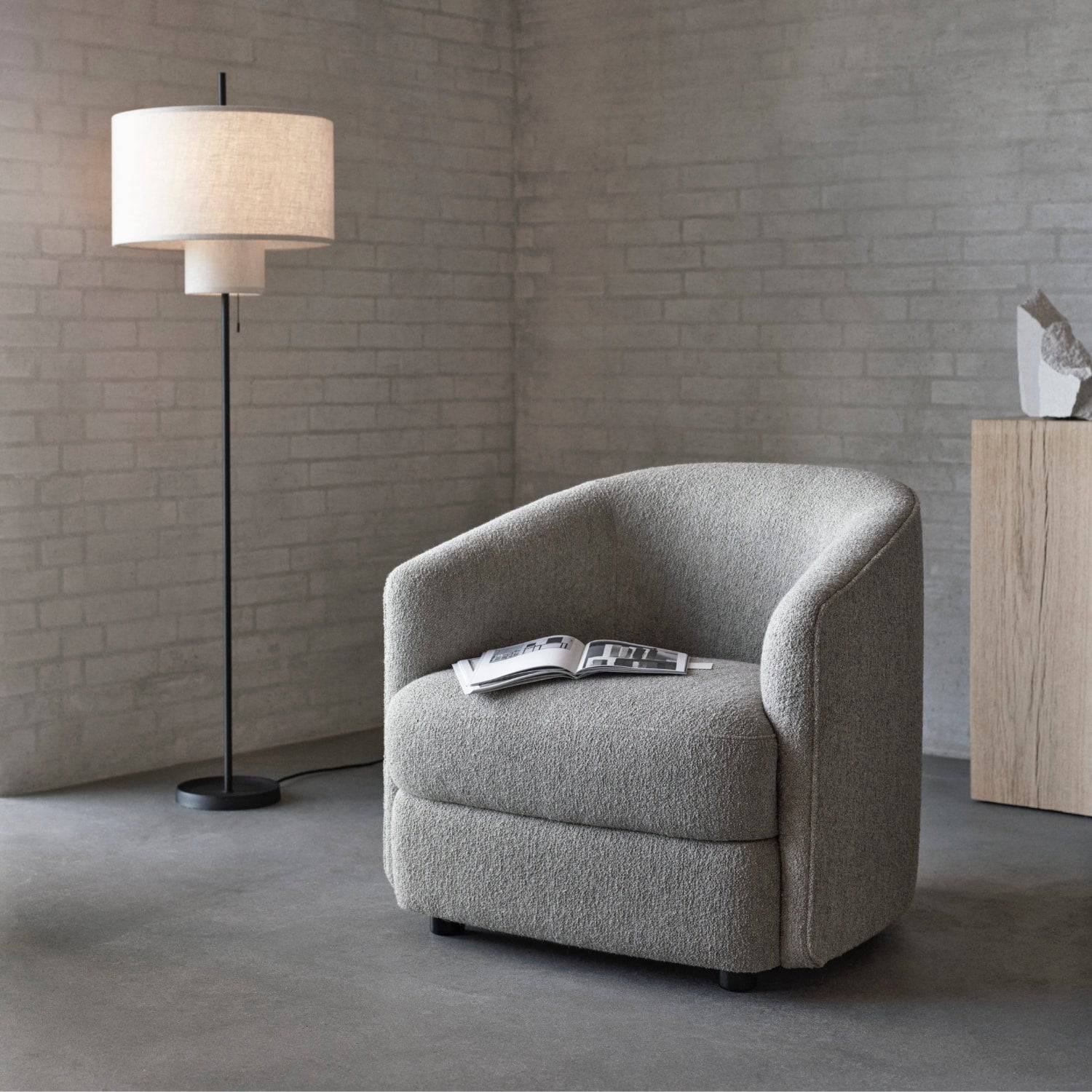New Works Covent Lounge Chair Hemp - KANSO#Upholstery_Hemp