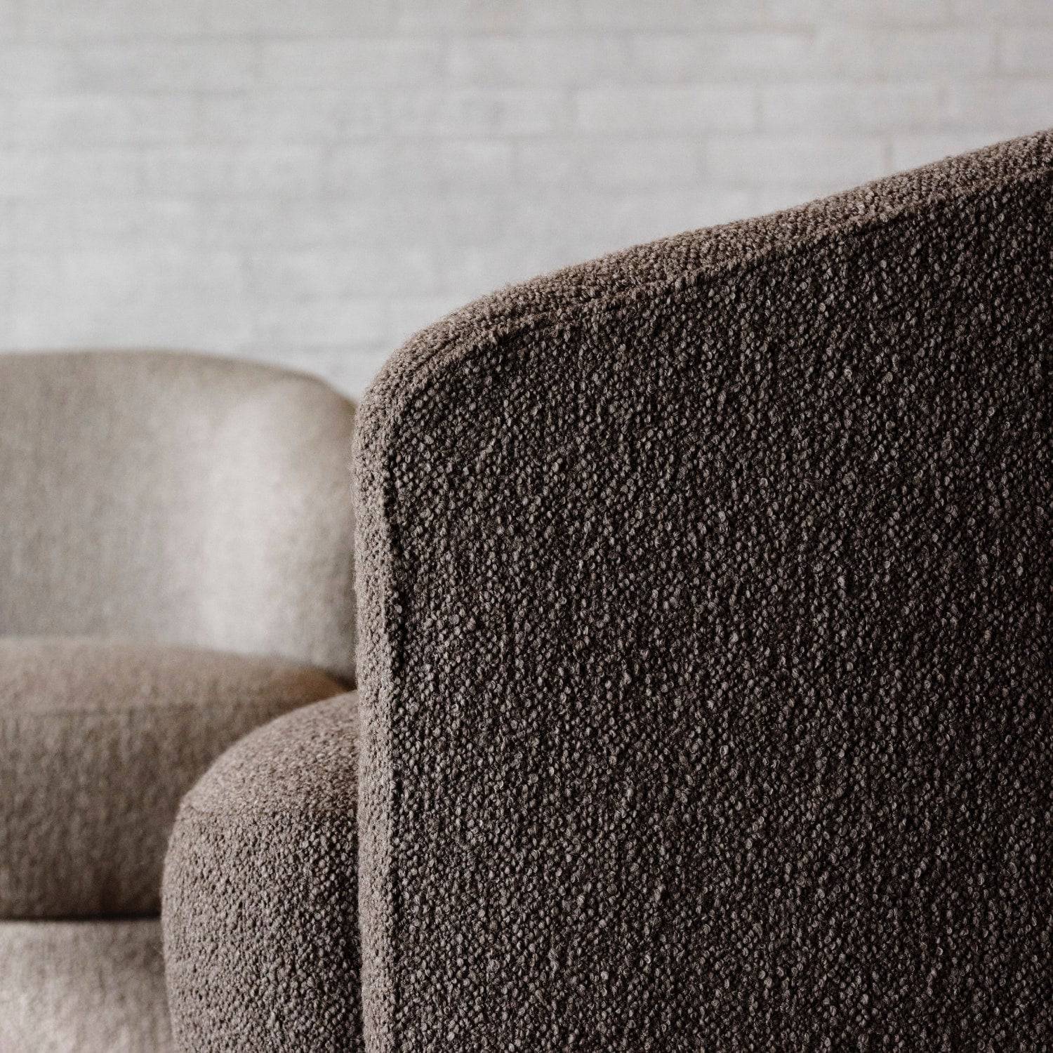 New Works Covent Lounge Chair Dark Taupe - KANSO#Upholstery_Dark Taupe