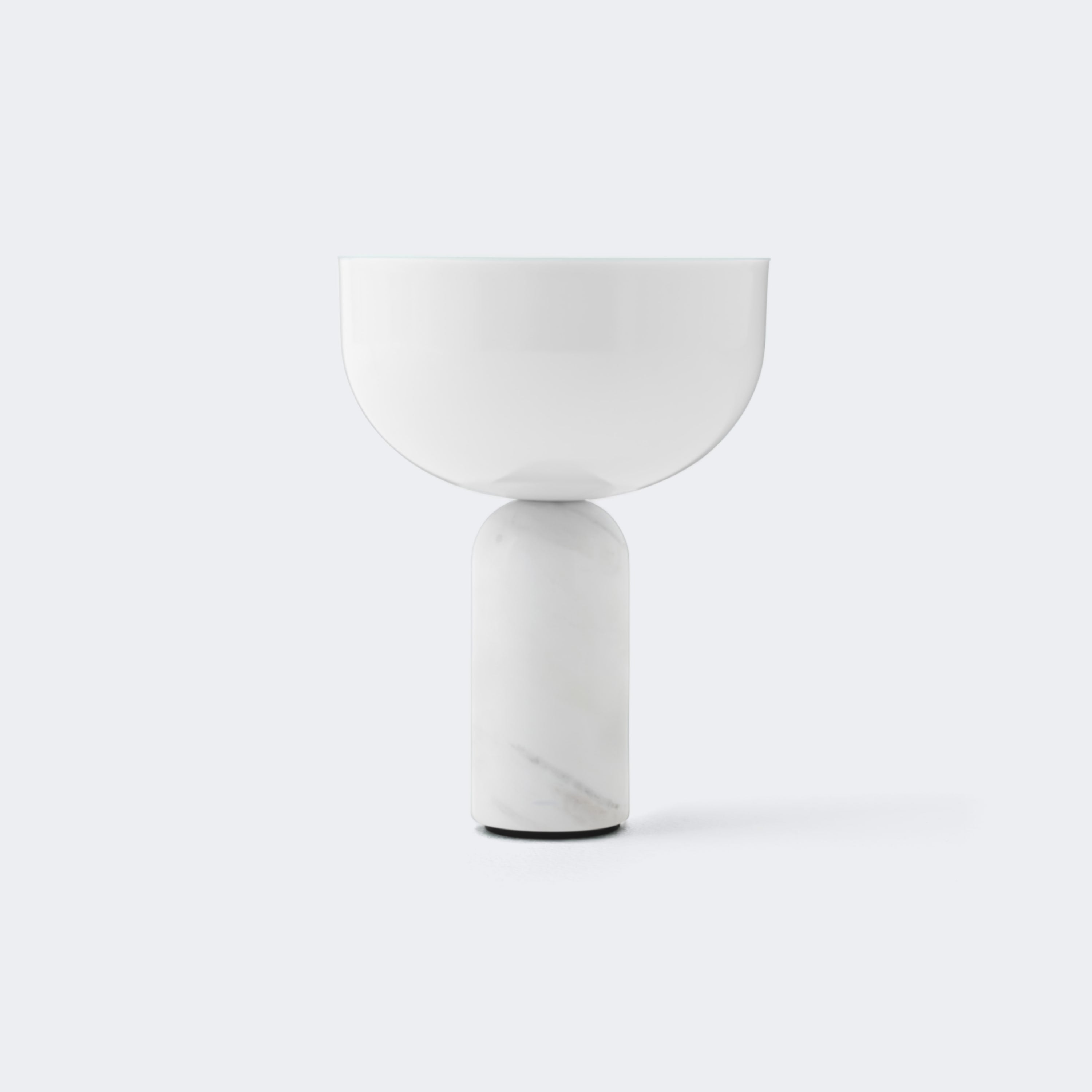 New Works Kizu Table Lamp, Portable White Marble - KANSO#Color_White Marble