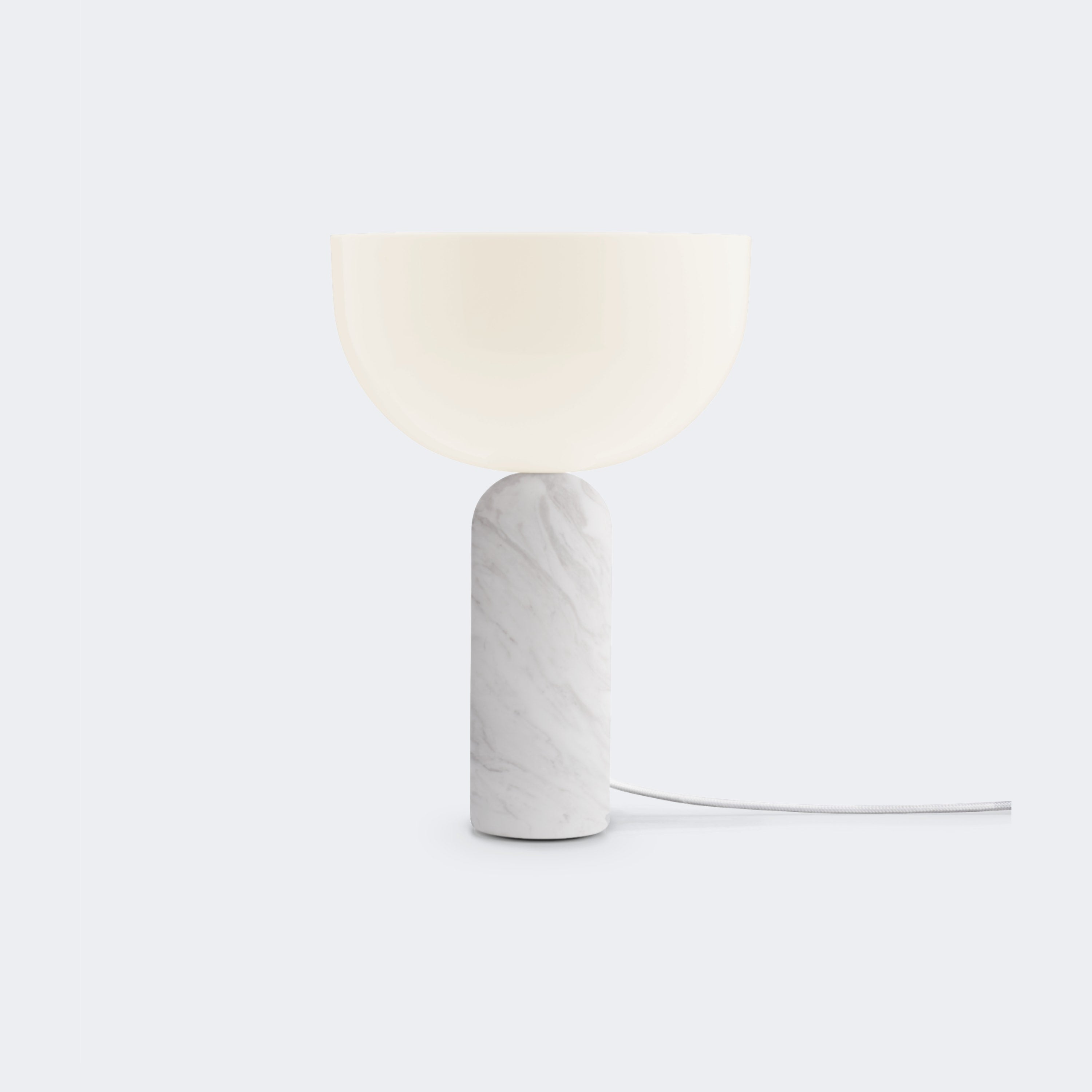 New Works Kizu Table Lamp, Small White Marble - KANSO#Color_White Marble
