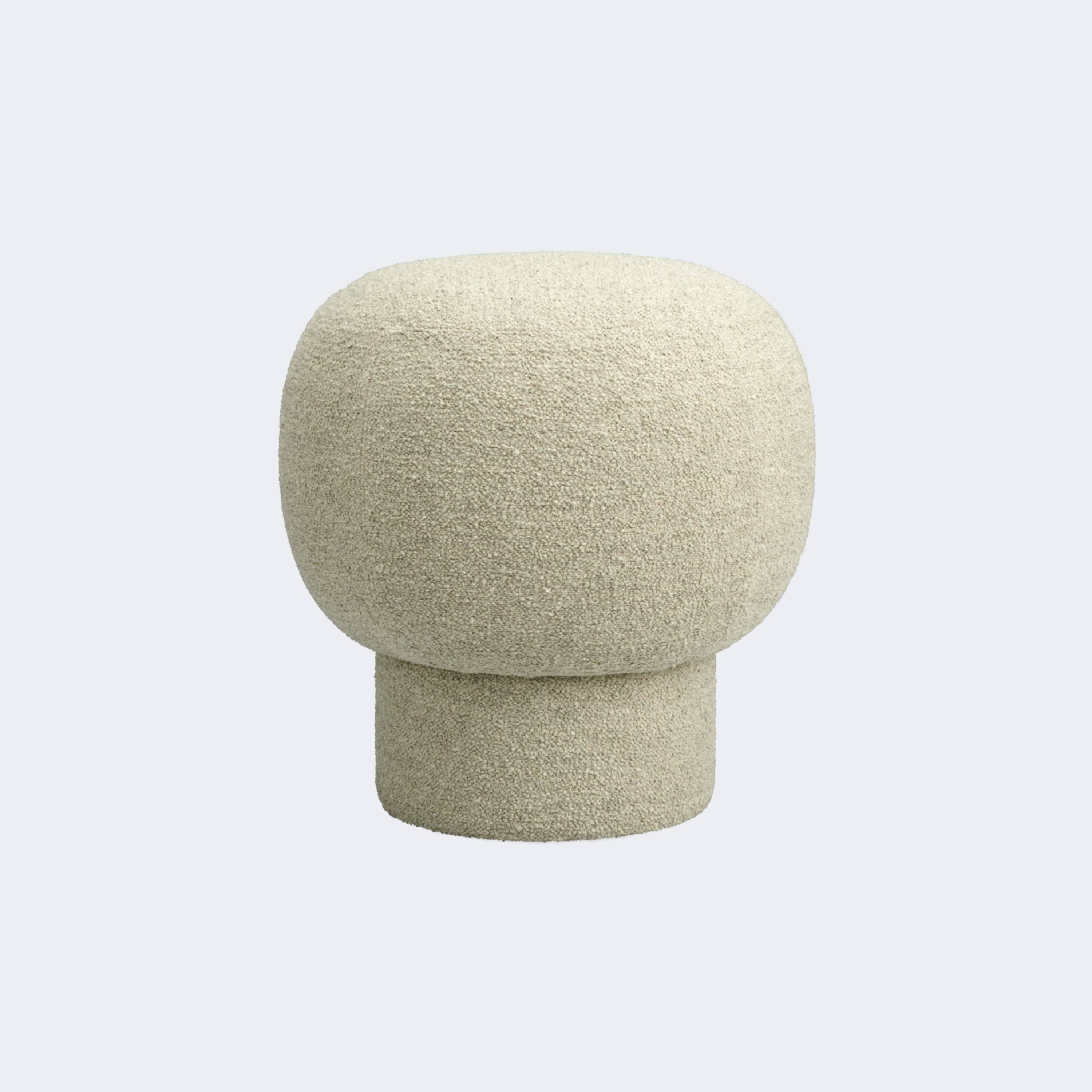 Norr11 Champagne Pouf Available Now Barnum Col 4 - KANSO#Upholstery_Barnum Col 4