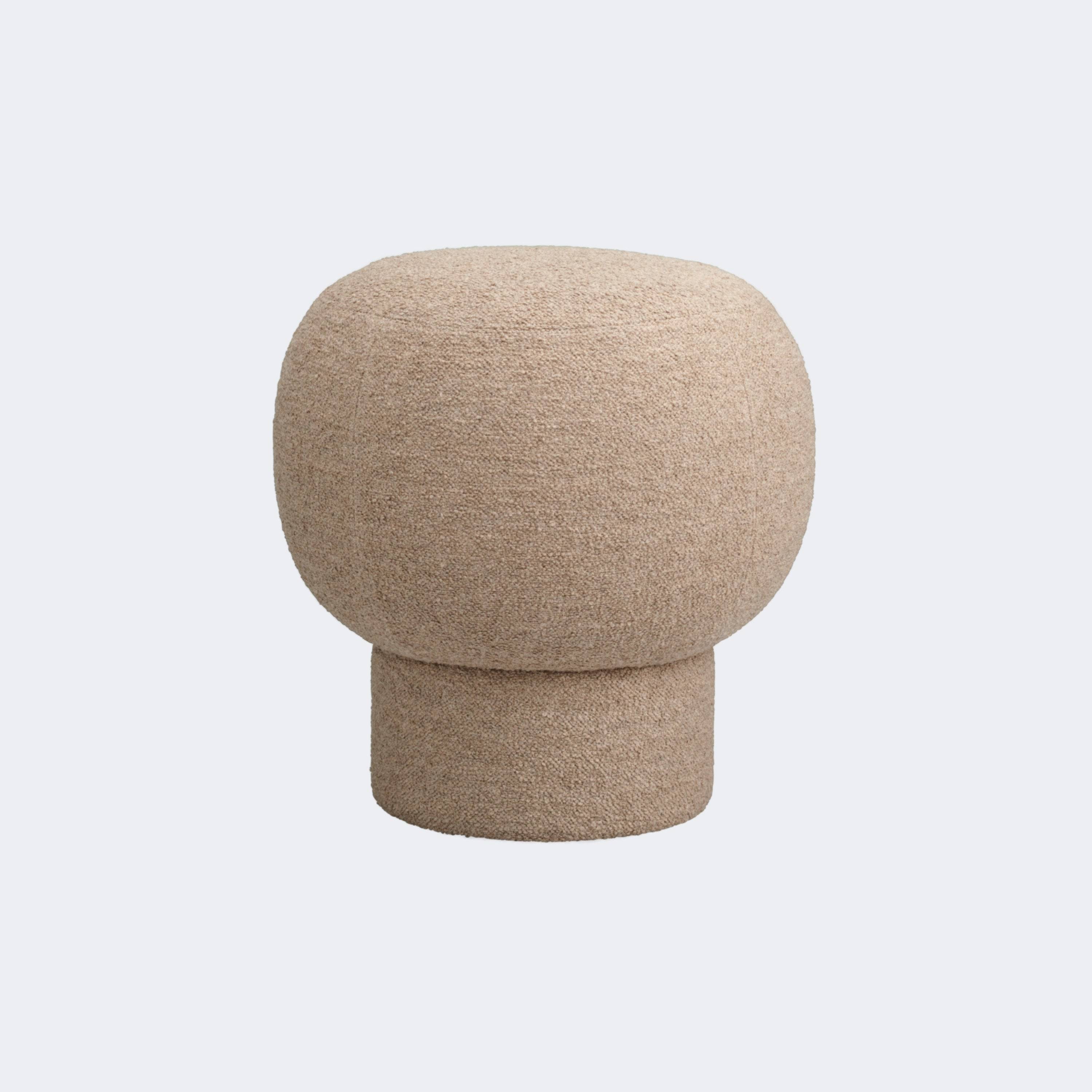 Norr11 Champagne Pouf Available Now Barnum Col 7 - KANSO#Upholstery_Barnum Col 7