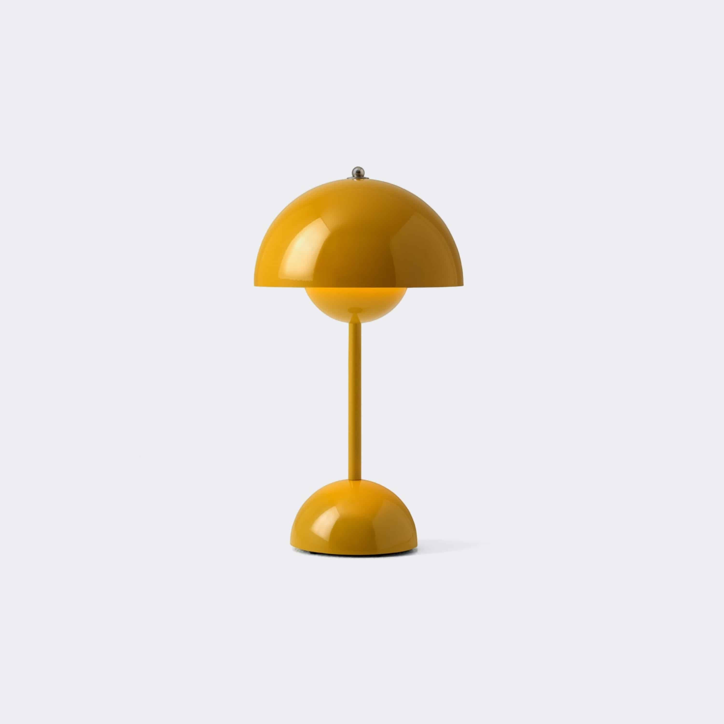 &Tradition Flowerpot VP9 Portable Table Lamp Mustard - KANSO#Color_Mustard